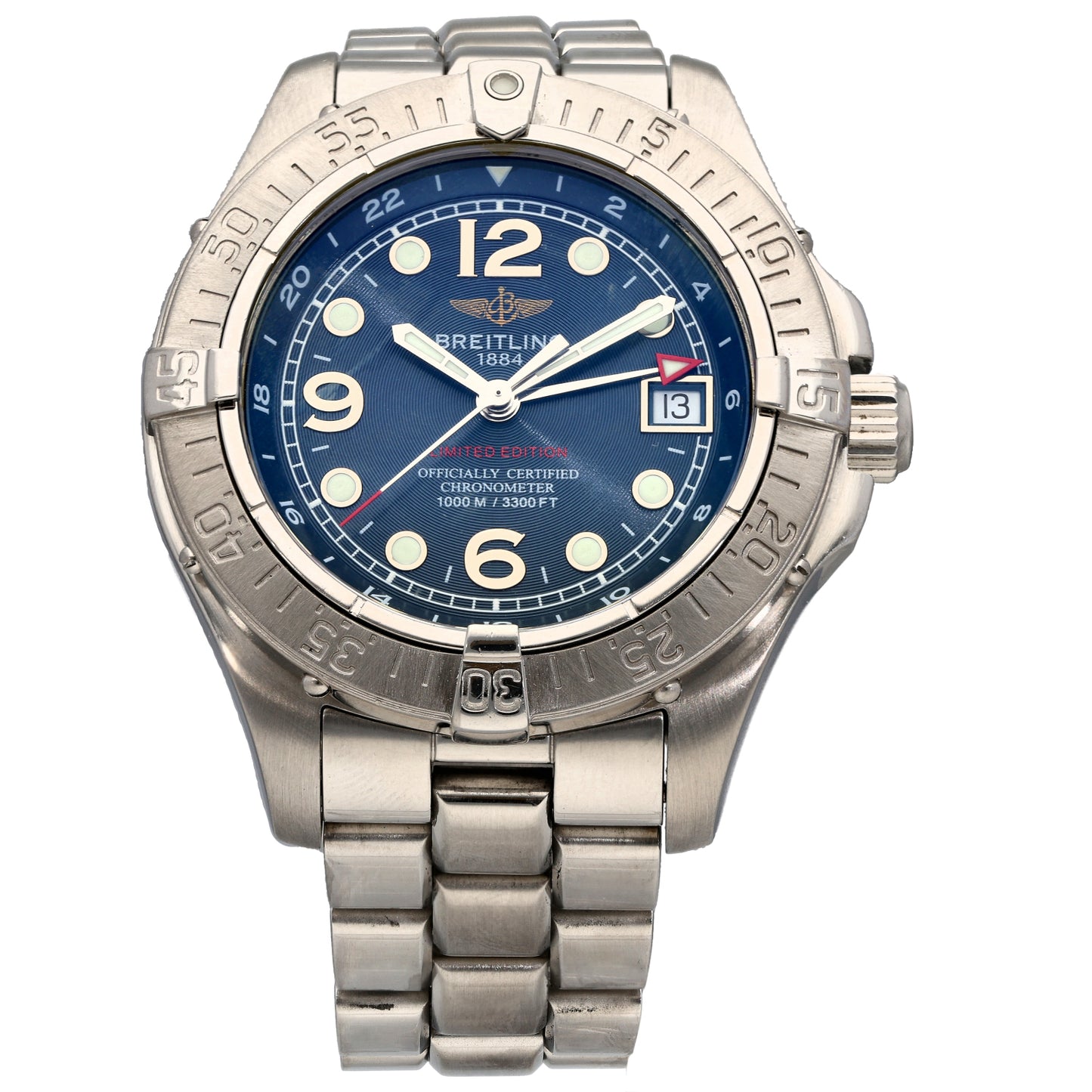 Breitling Superocean Steelfish GMT A32360 41mm Stainless Steel Watch