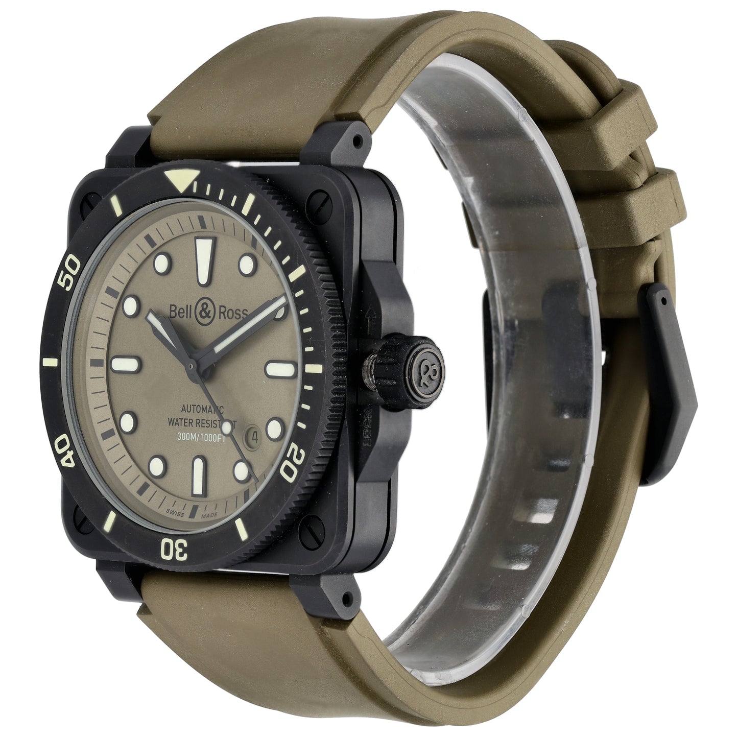 Bell & Ross BR03 BR03-92-DIV-C 42mm Ceramic Watch