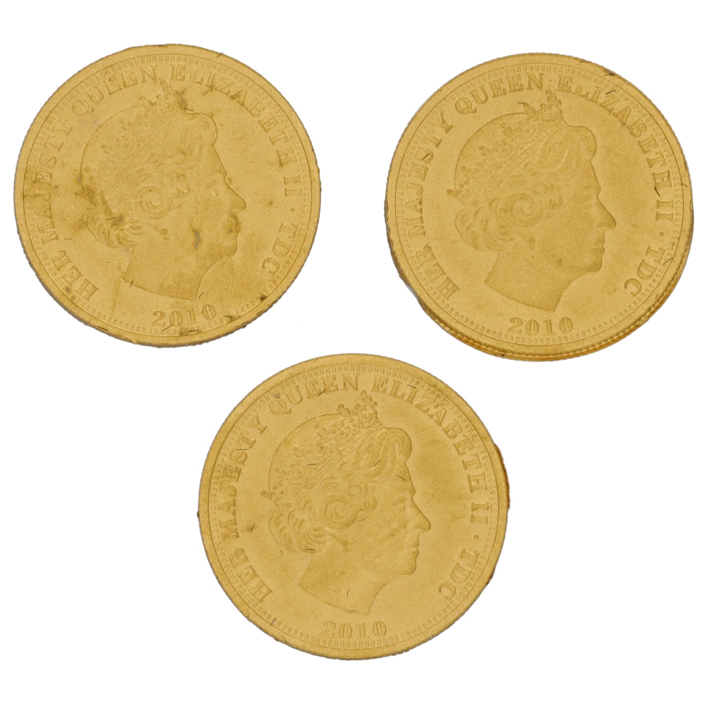 22ct Gold The Year Of The Three Kings 3 Crown Coin Set 2010