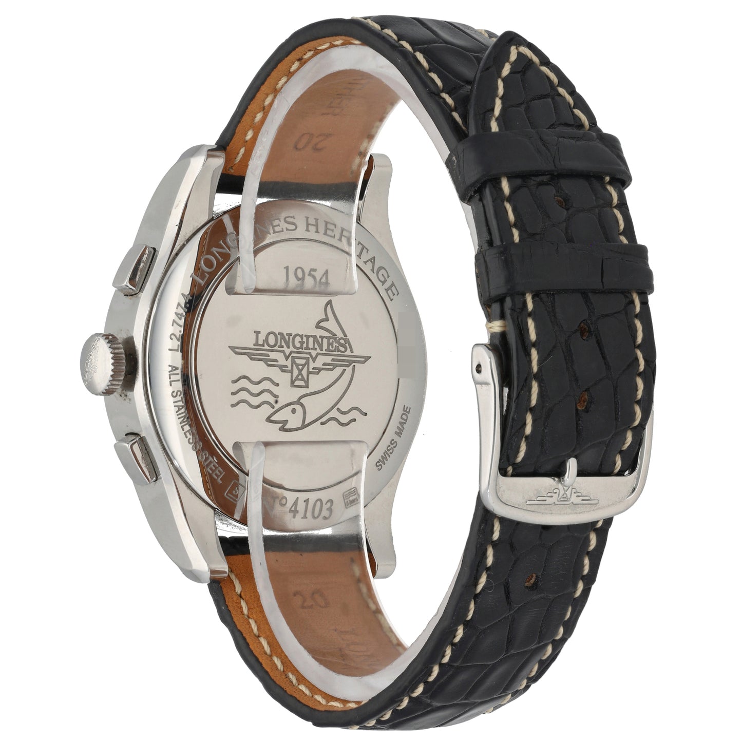 Longines Heritage L2.747.4 40mm Stainless Steel Watch