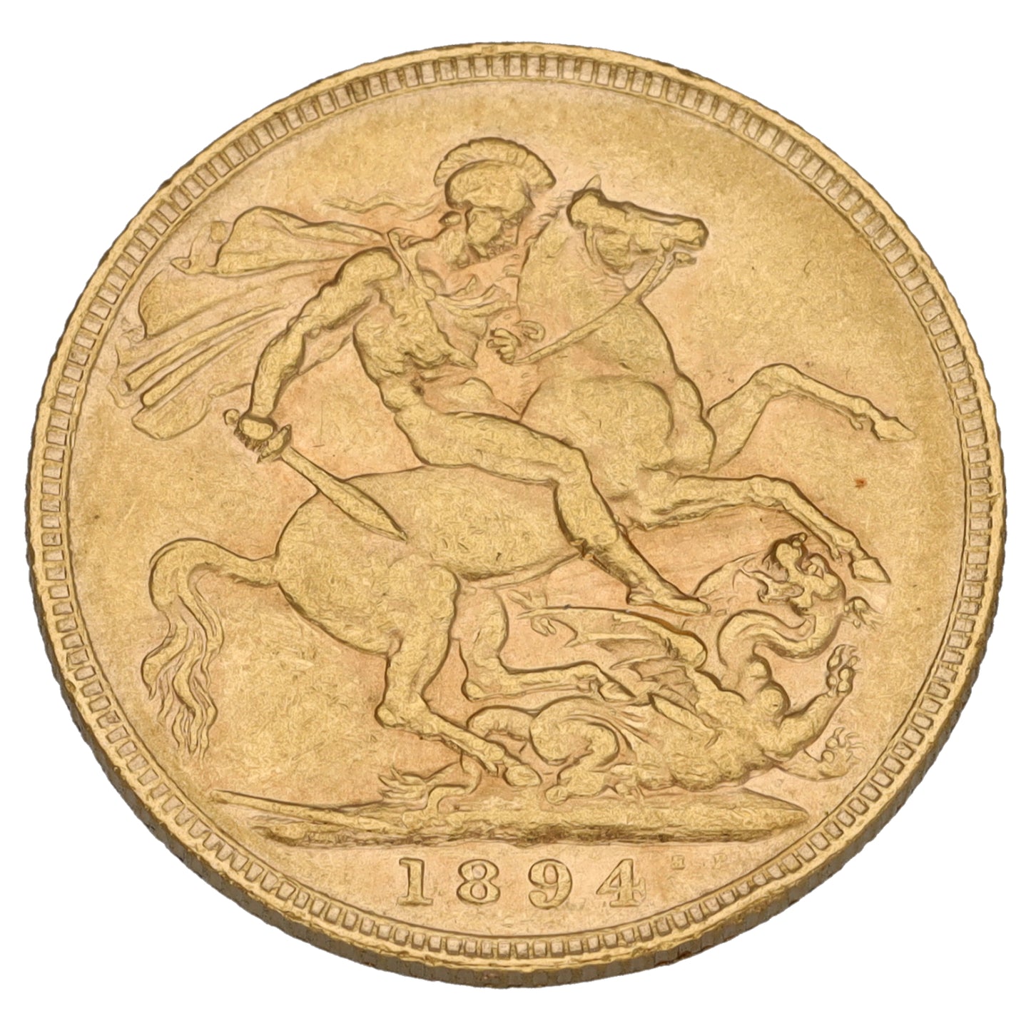 22ct Gold Queen Victoria Full Sovereign Coin 1894