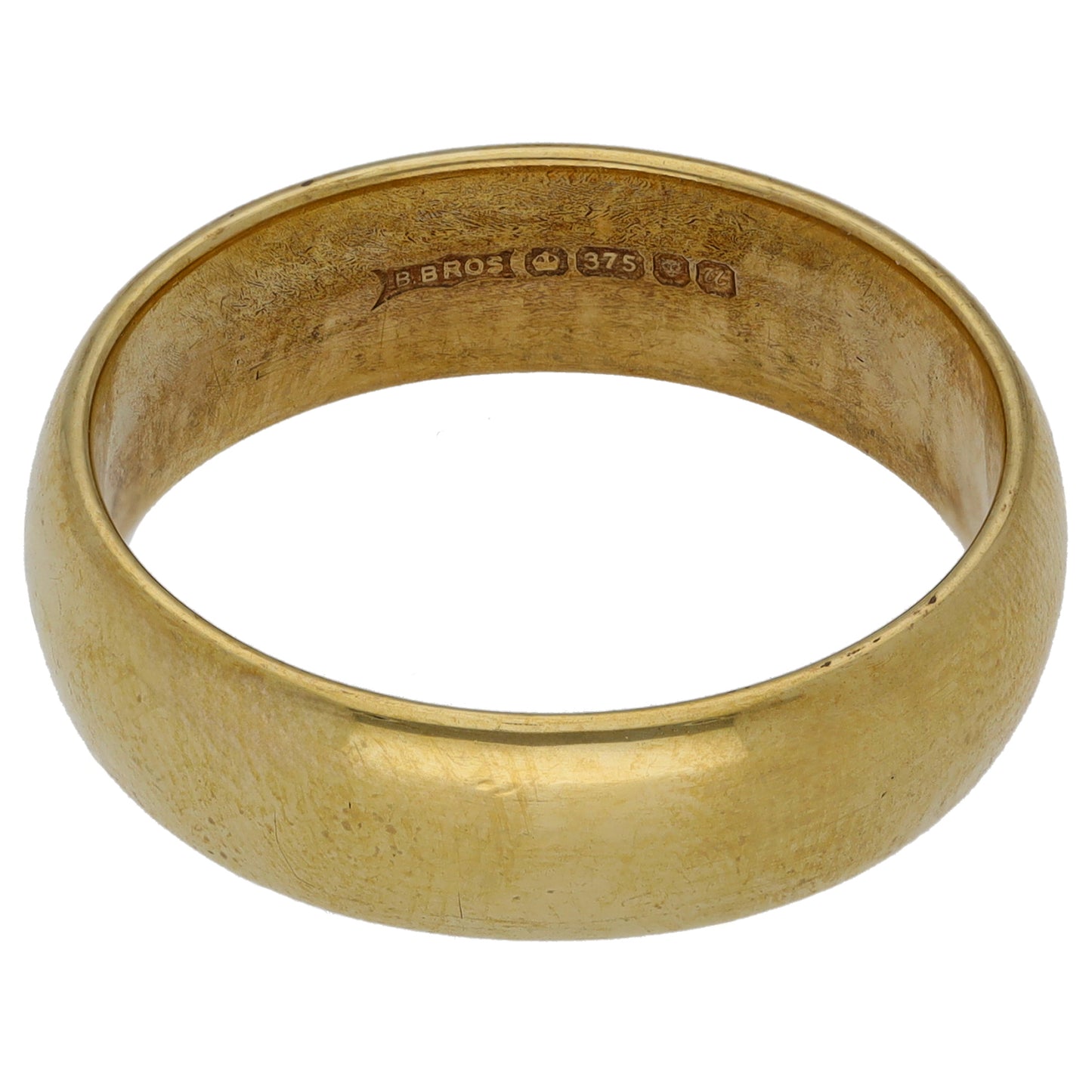 9ct Gold Plain Wedding Ring Size V