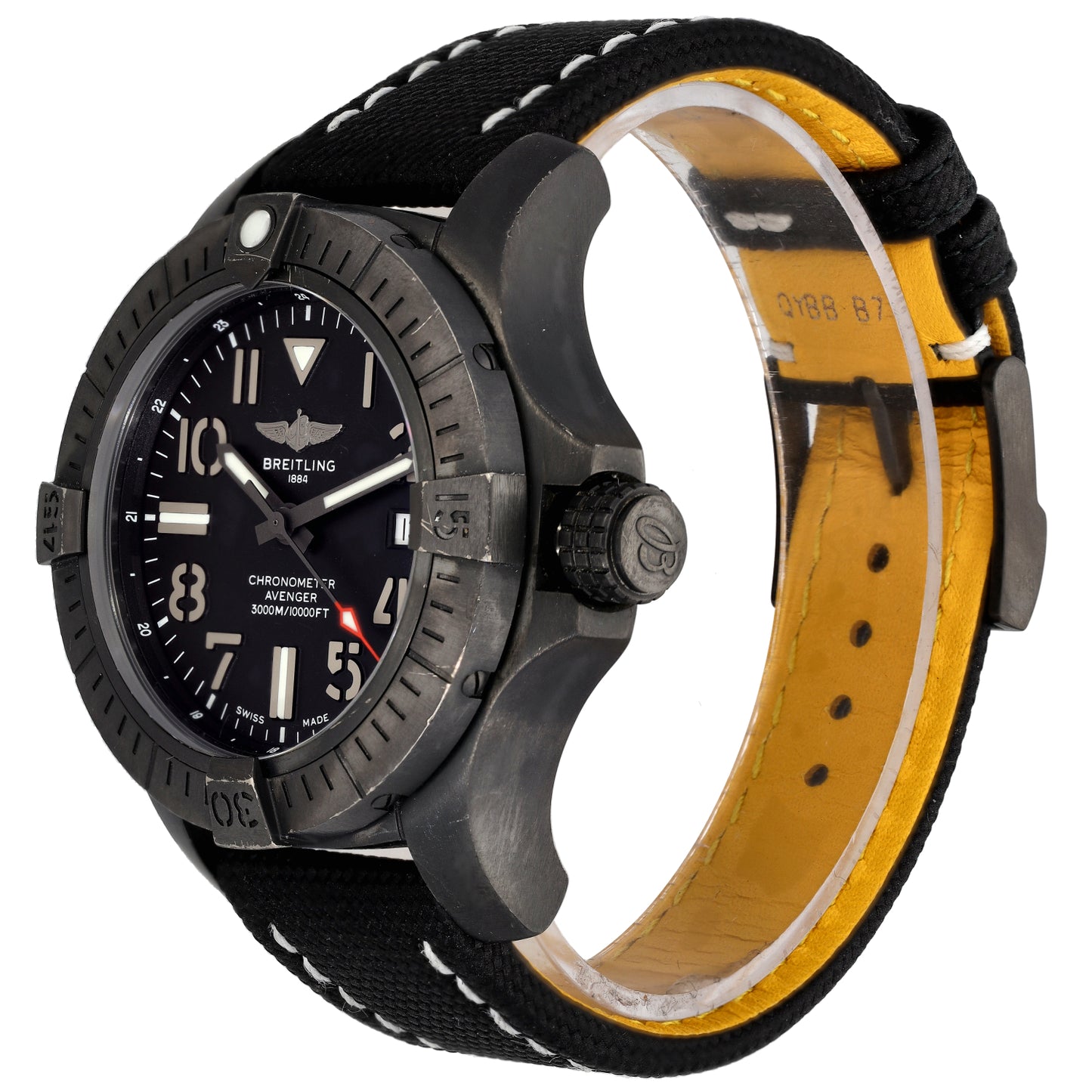 Breitling Avenger Seawolf V17319 45mm DLC Titanium Watch