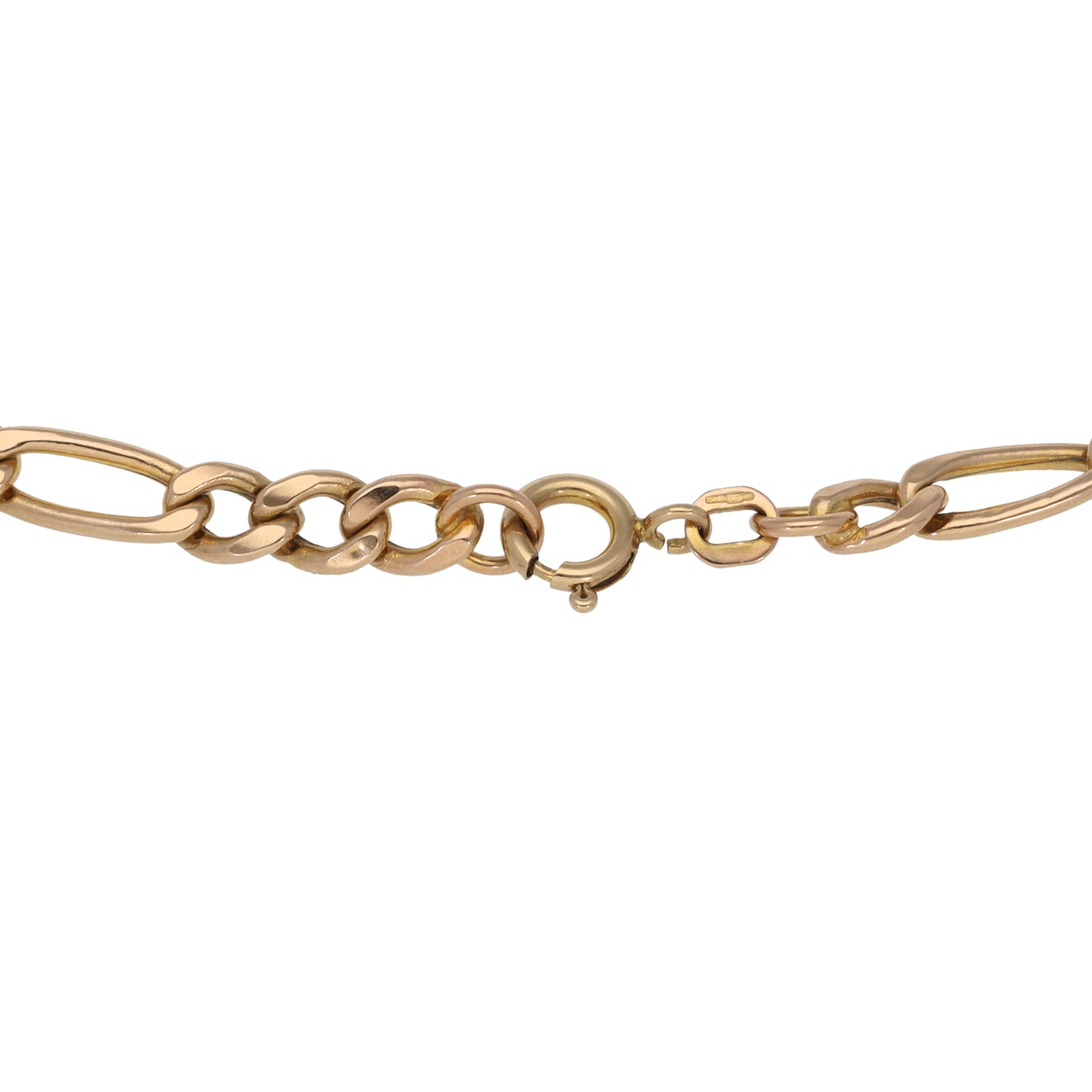9ct Gold Figaro Chain 18"