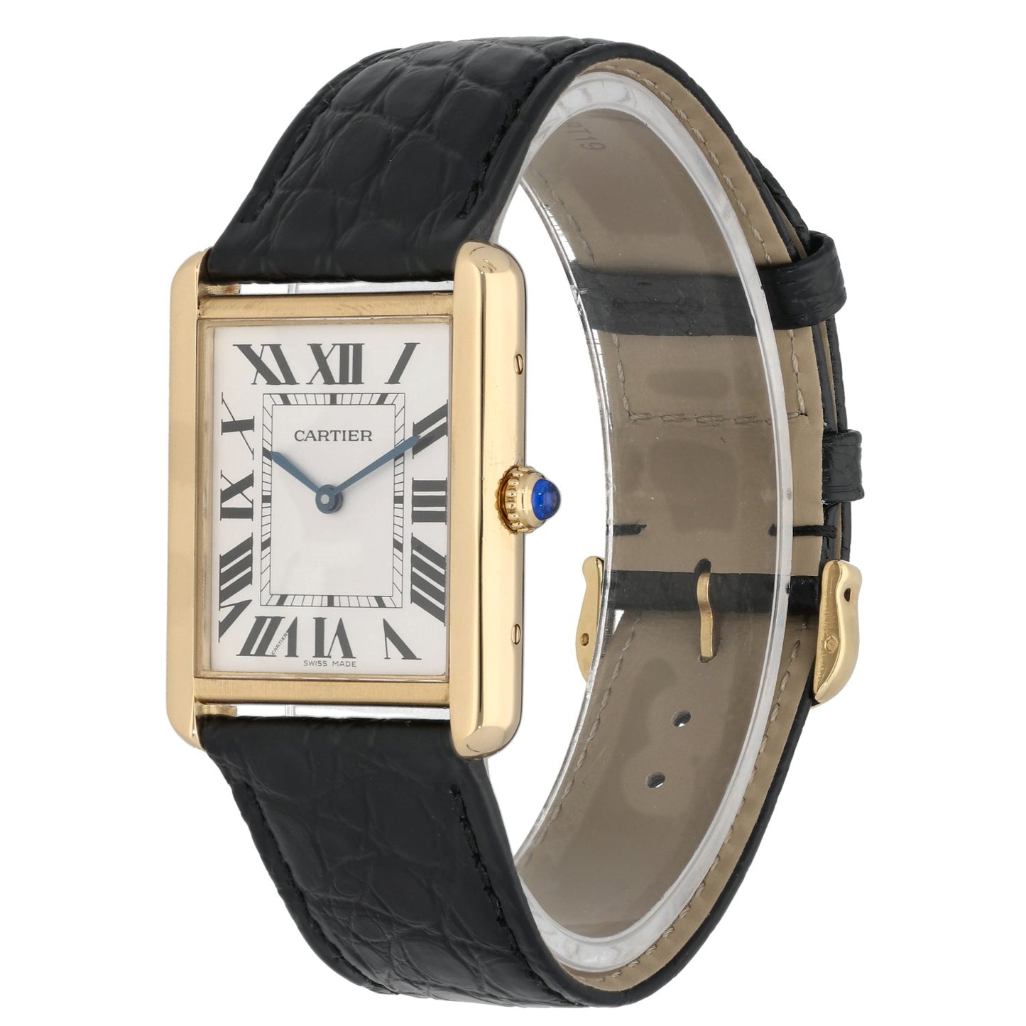 Cartier Tank Solo W1018855 27mm Gold Watch
