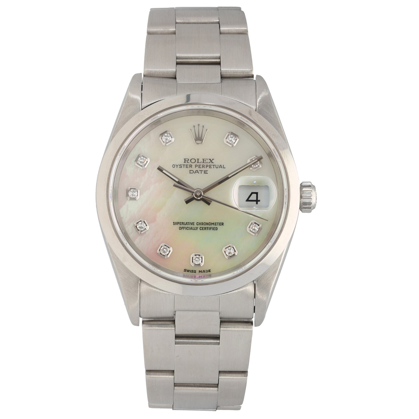 Rolex Date 15200 34mm Stainless Steel Watch