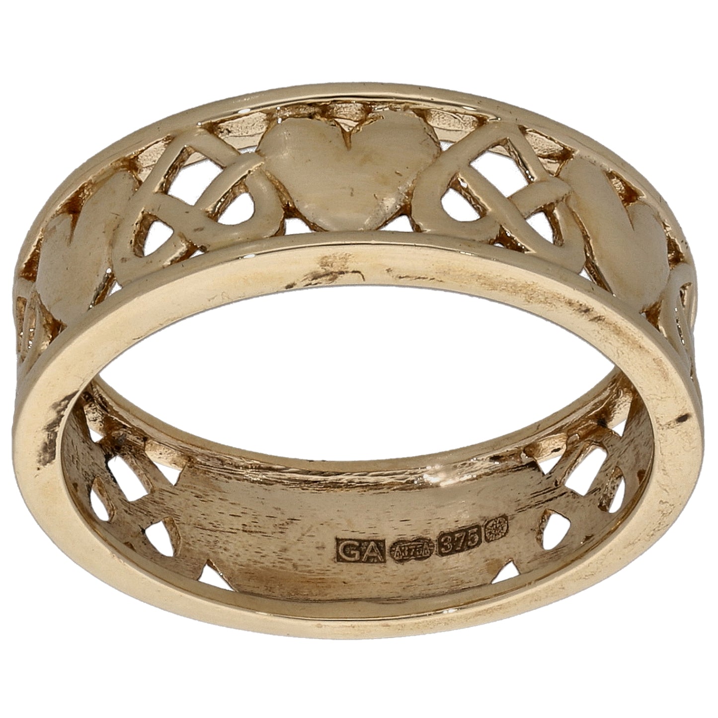 9ct Gold Alternative Ring Size M