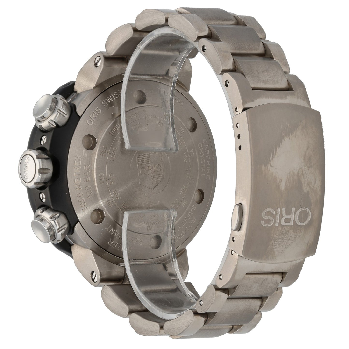 Oris ProDiver Chronograph 7683 50mm Titanium Watch