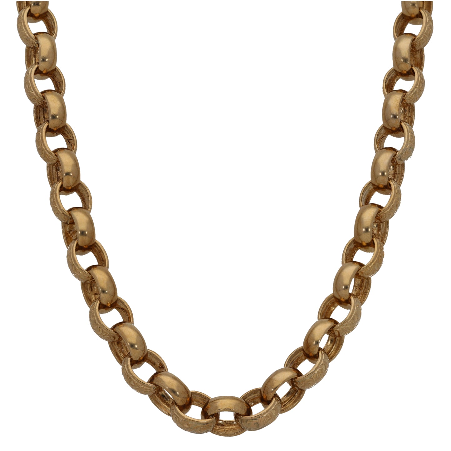 9ct Gold Belcher Chain 26"