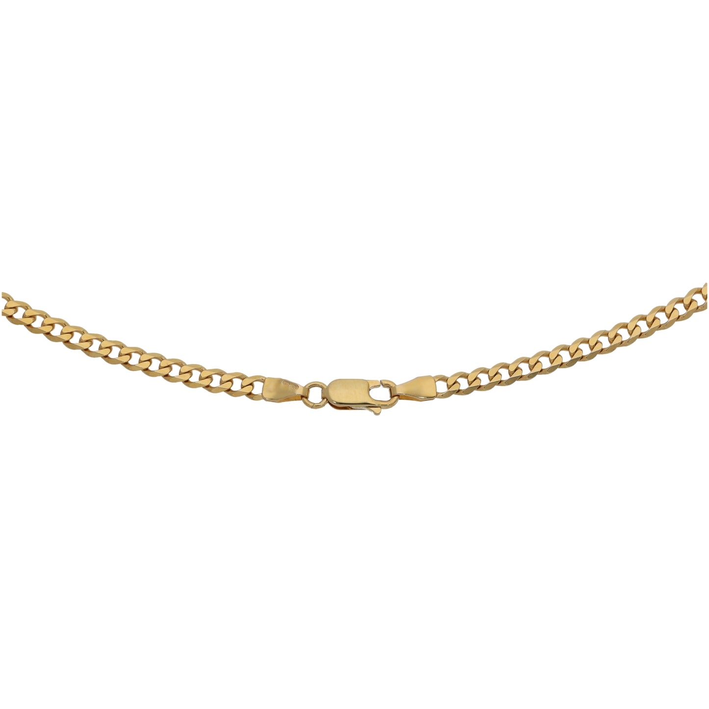 9ct Gold Curb Chain 20"