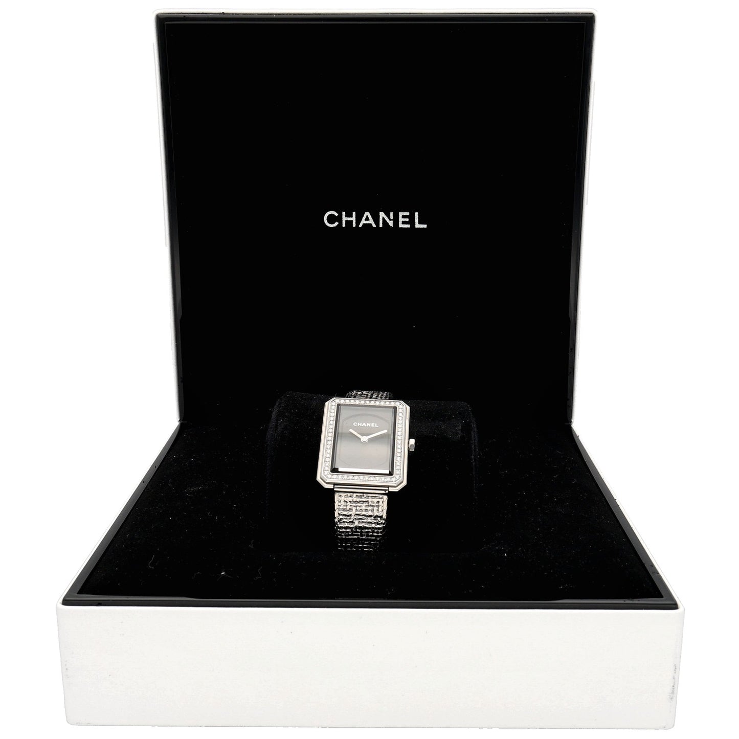 Chanel Boy·Friend Small Tweed H4877 21.5mm Stainless Steel Watch