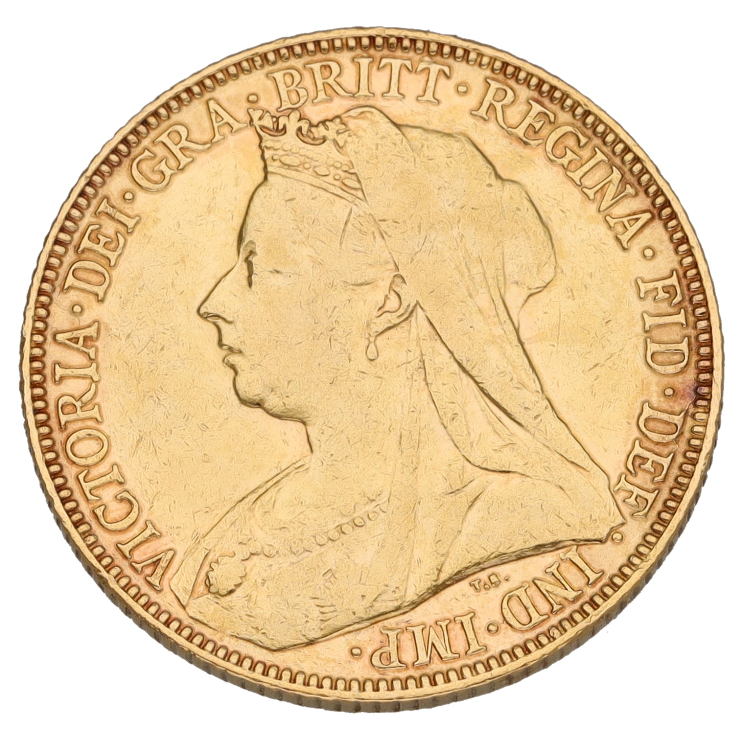 22ct Gold Queen Victoria Full Sovereign Coin 1901