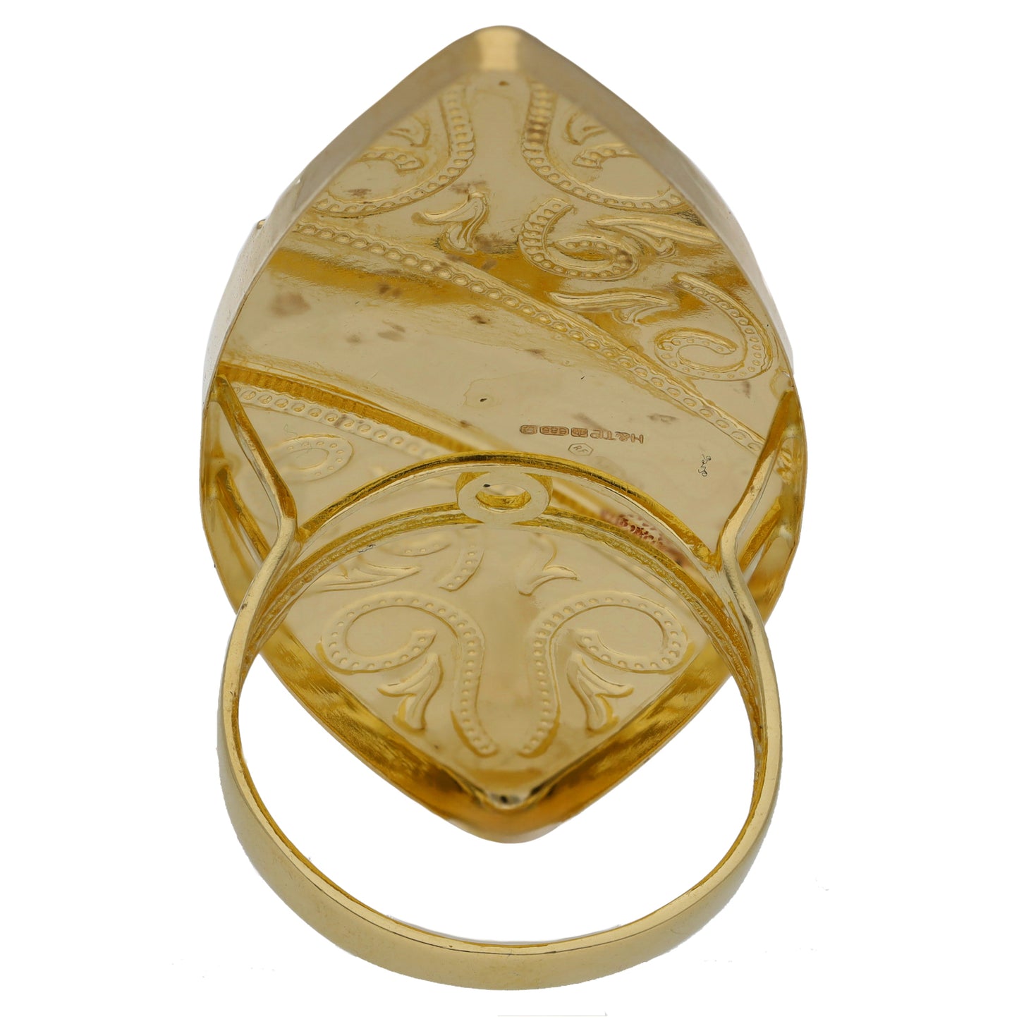 14ct Gold Dress/Cocktail Ring Size T