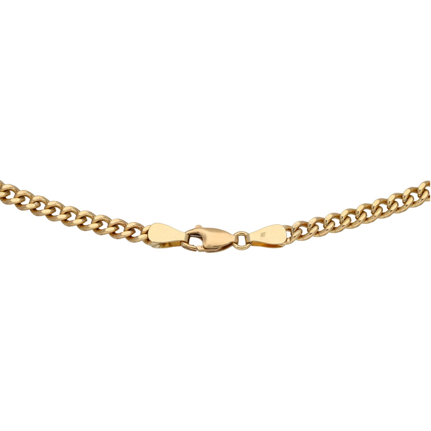9ct Gold Curb Chain 20"