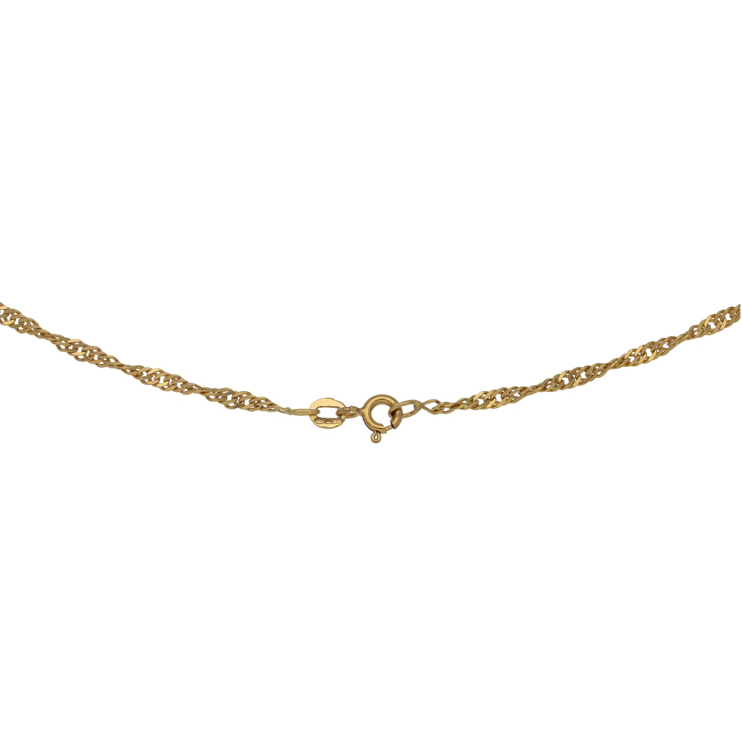 9ct Gold Singapore Chain 16"
