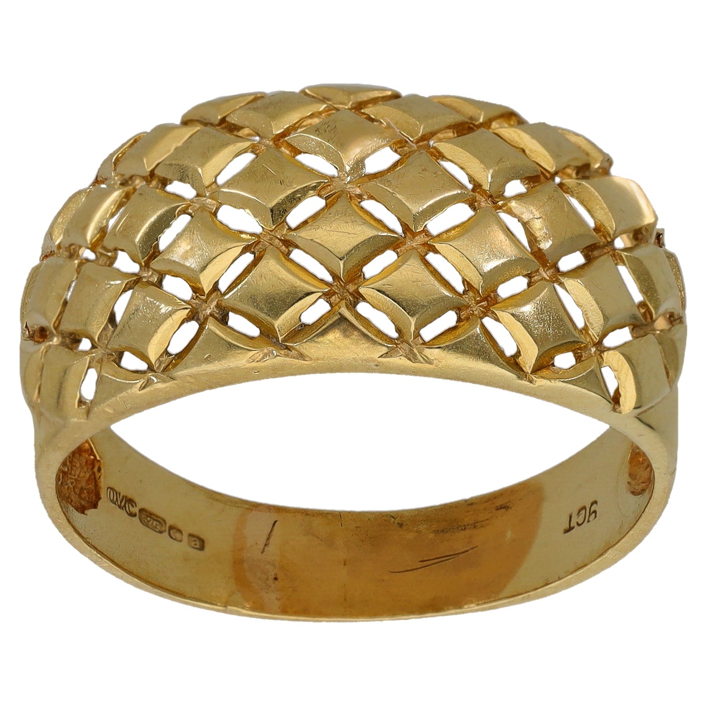 9ct Gold Alternative Ring Size U