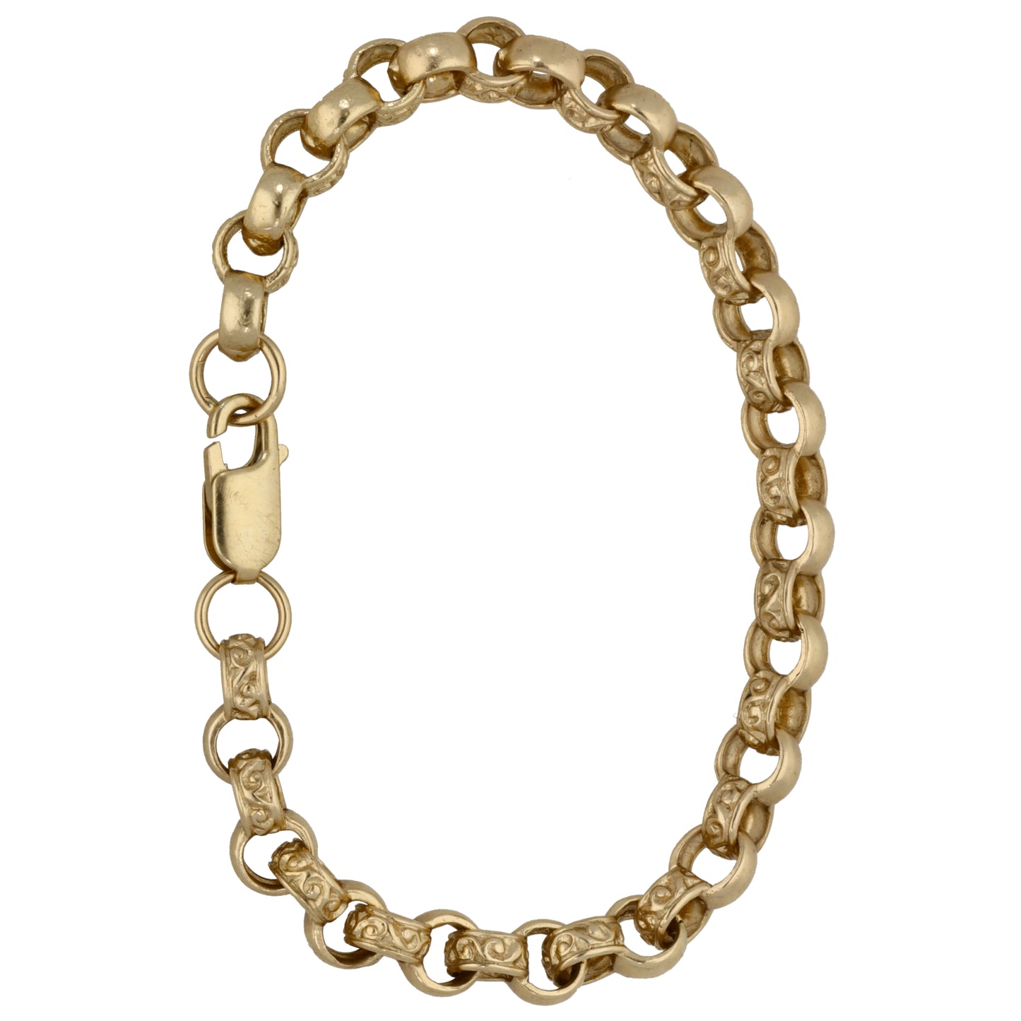 9ct Gold Belcher Bracelet