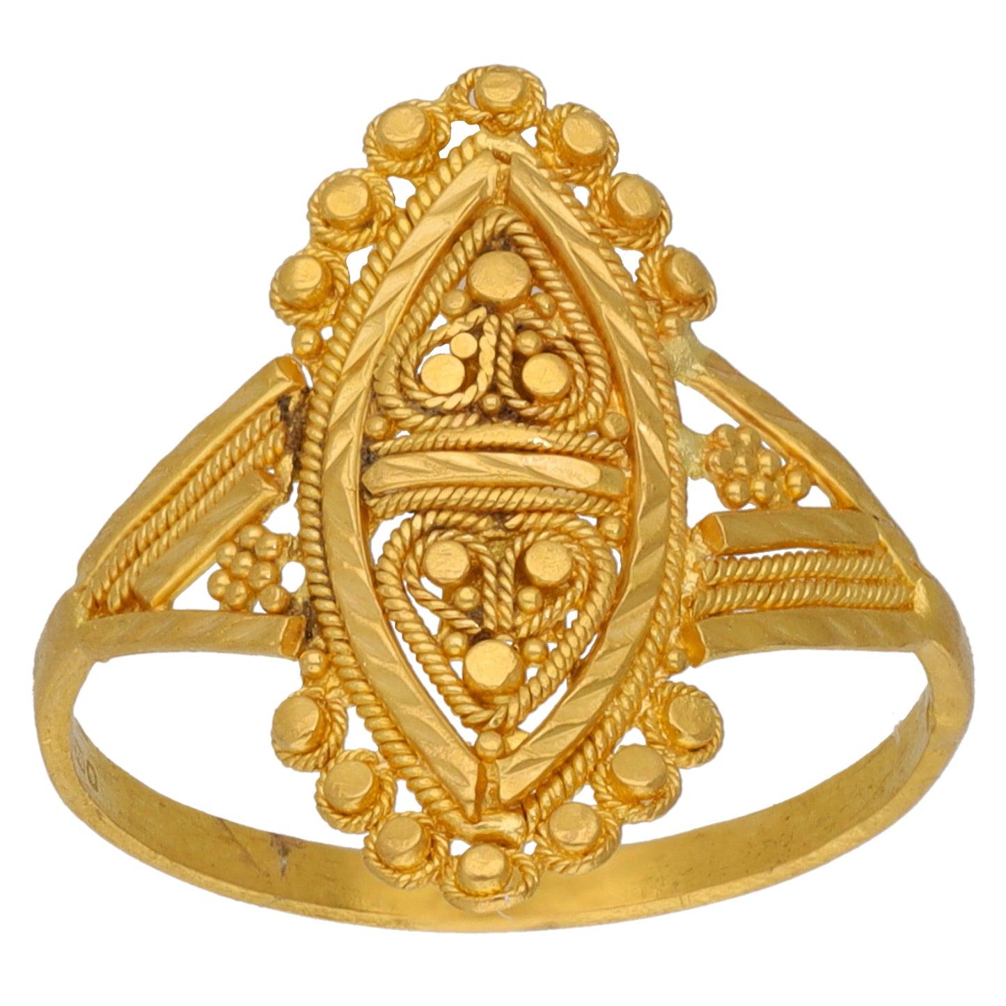 22ct Gold Alternative Ring Size L