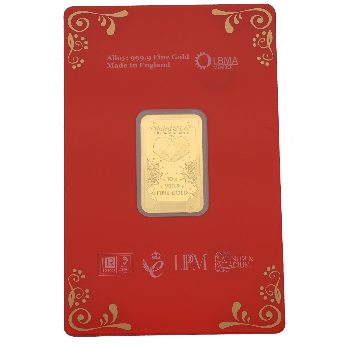 24ct 10g Gold Bar