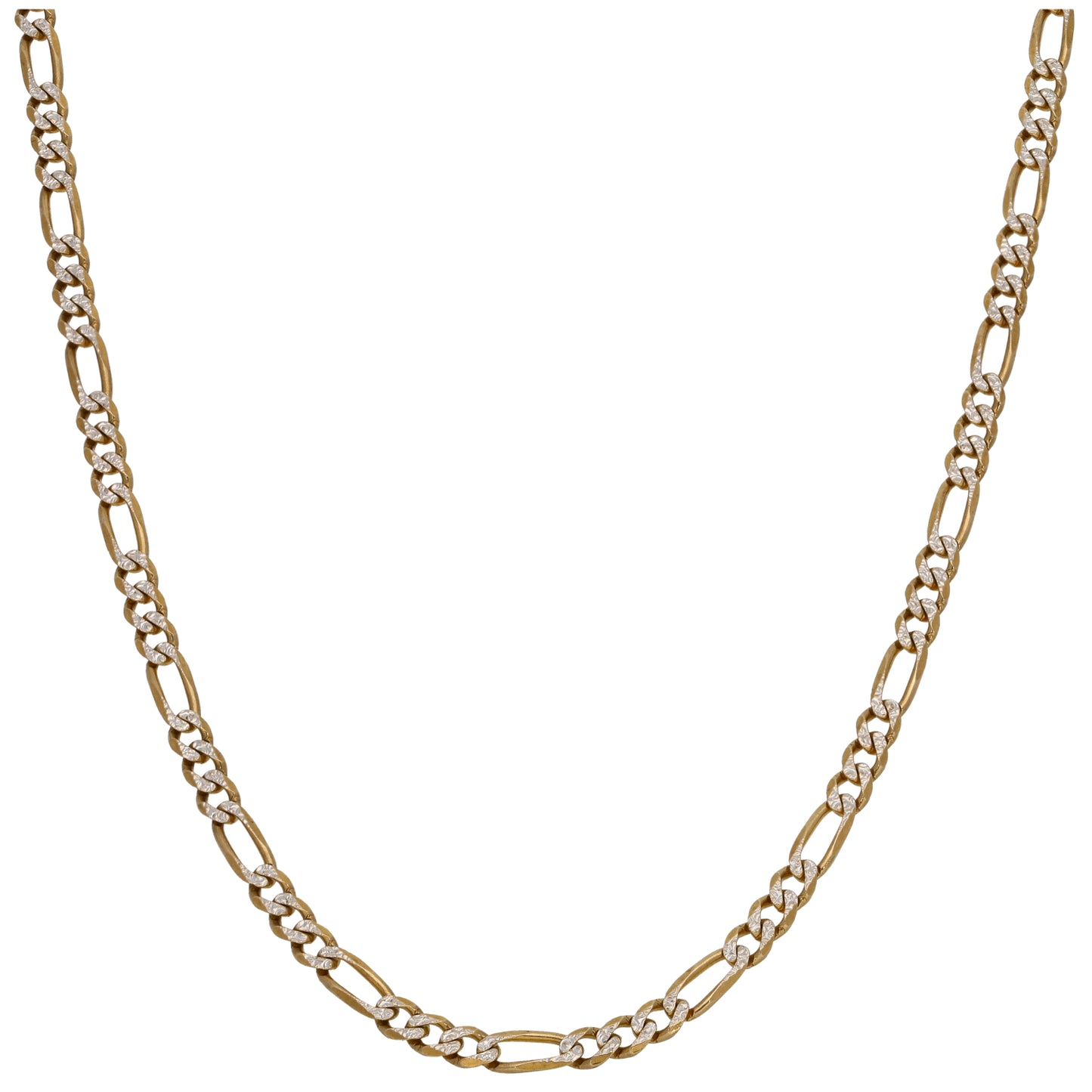 9ct Gold Figaro Chain 18"