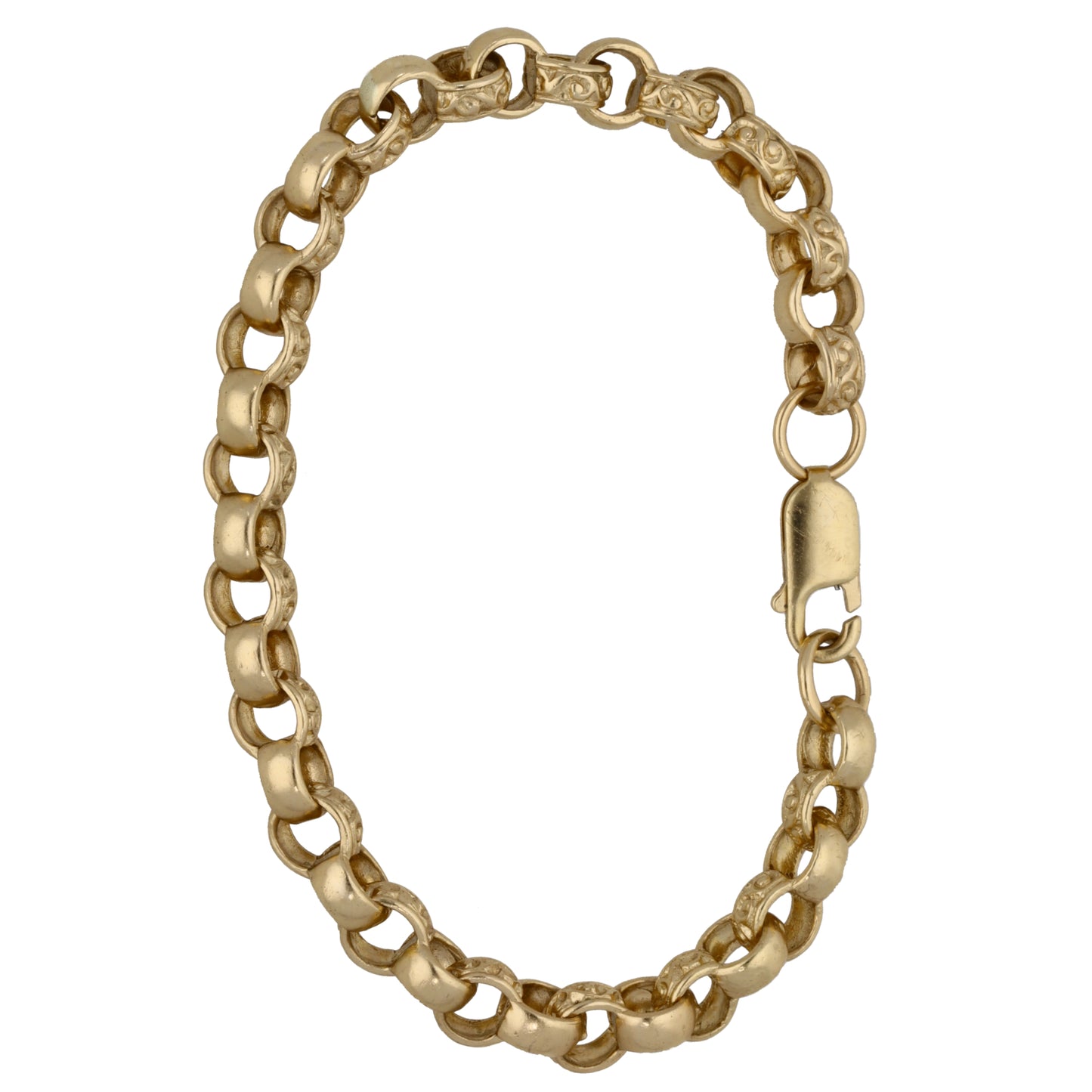 9ct Gold Belcher Bracelet