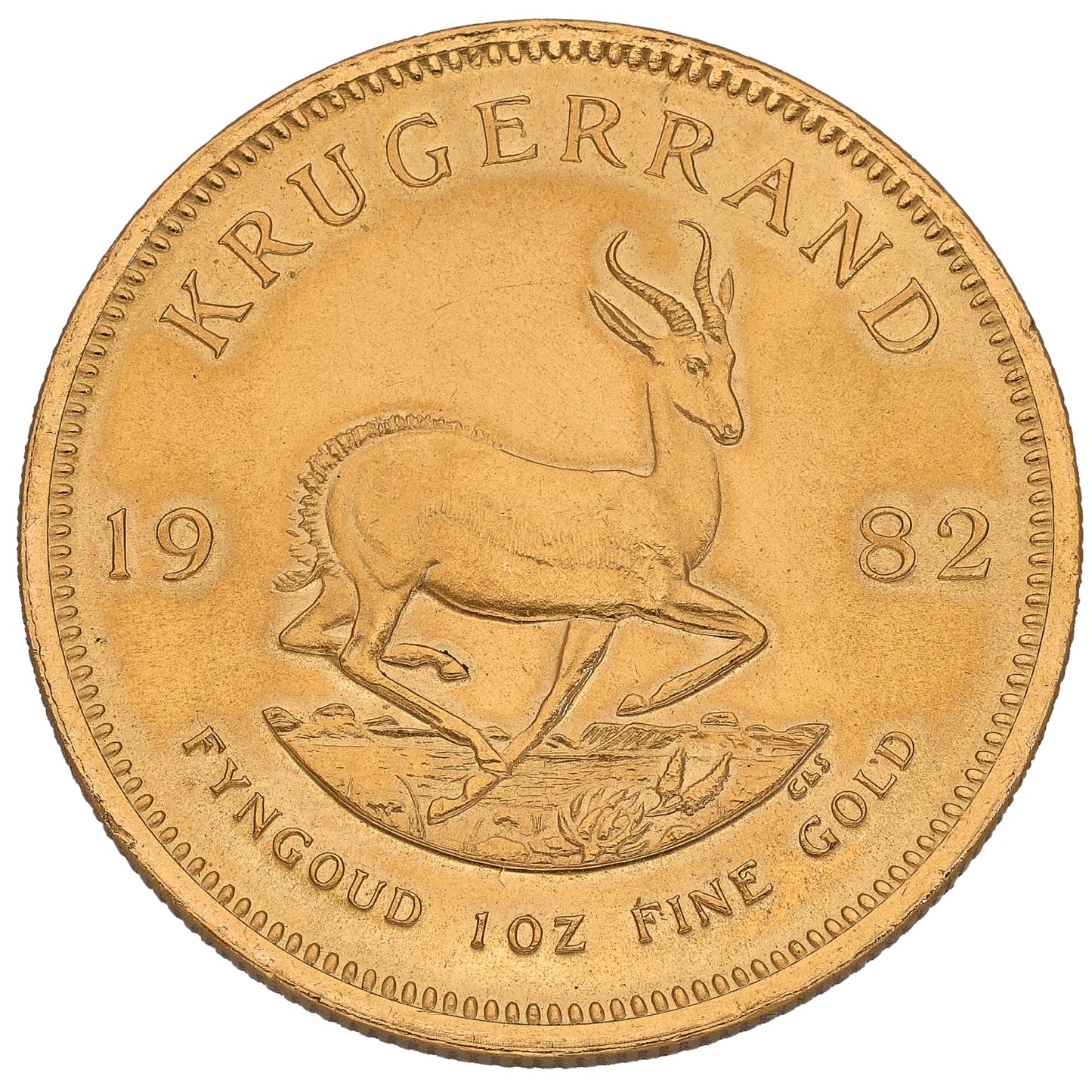 22ct Gold 1 OZ Krugerrand Coin 1982