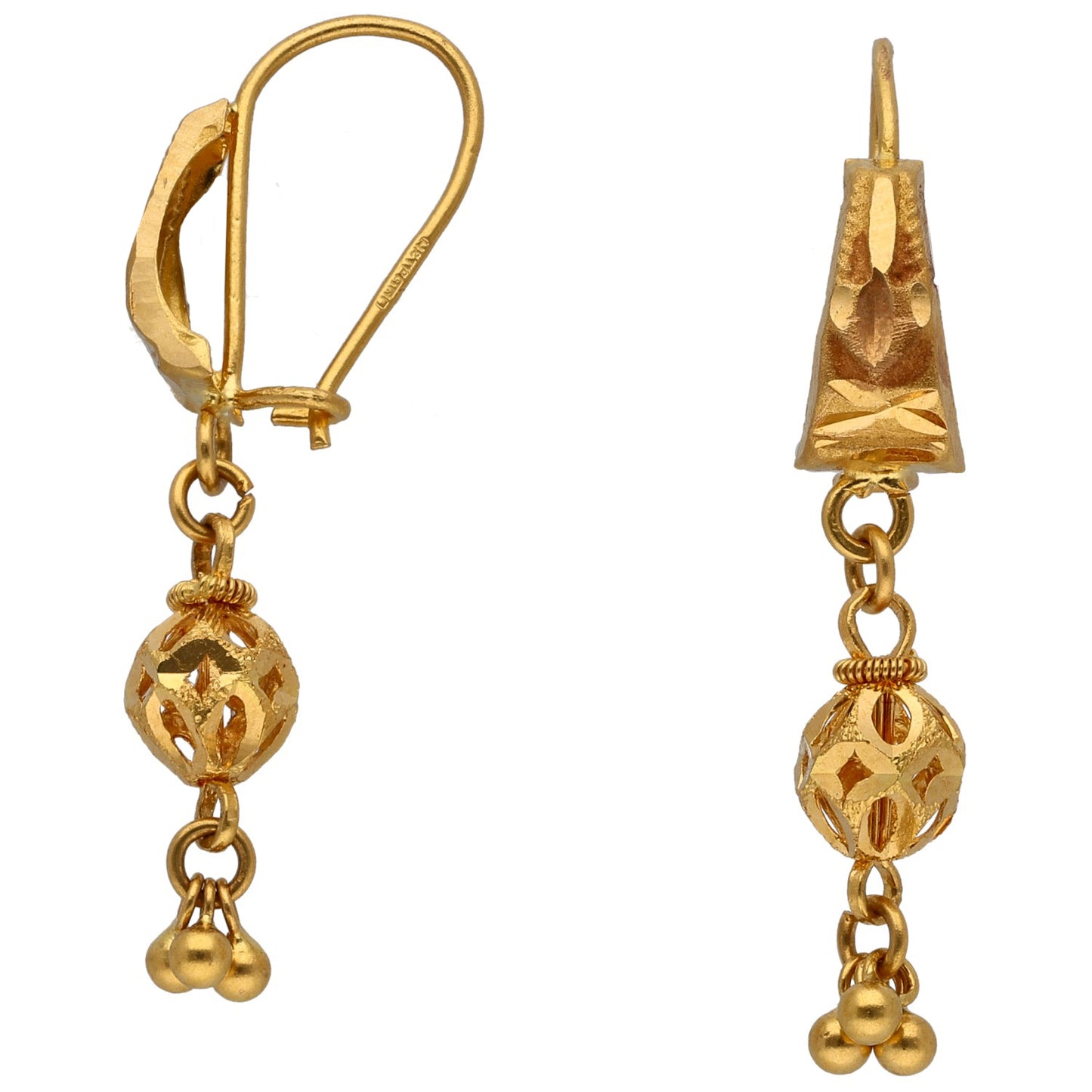 22ct Gold Drop Earrings
