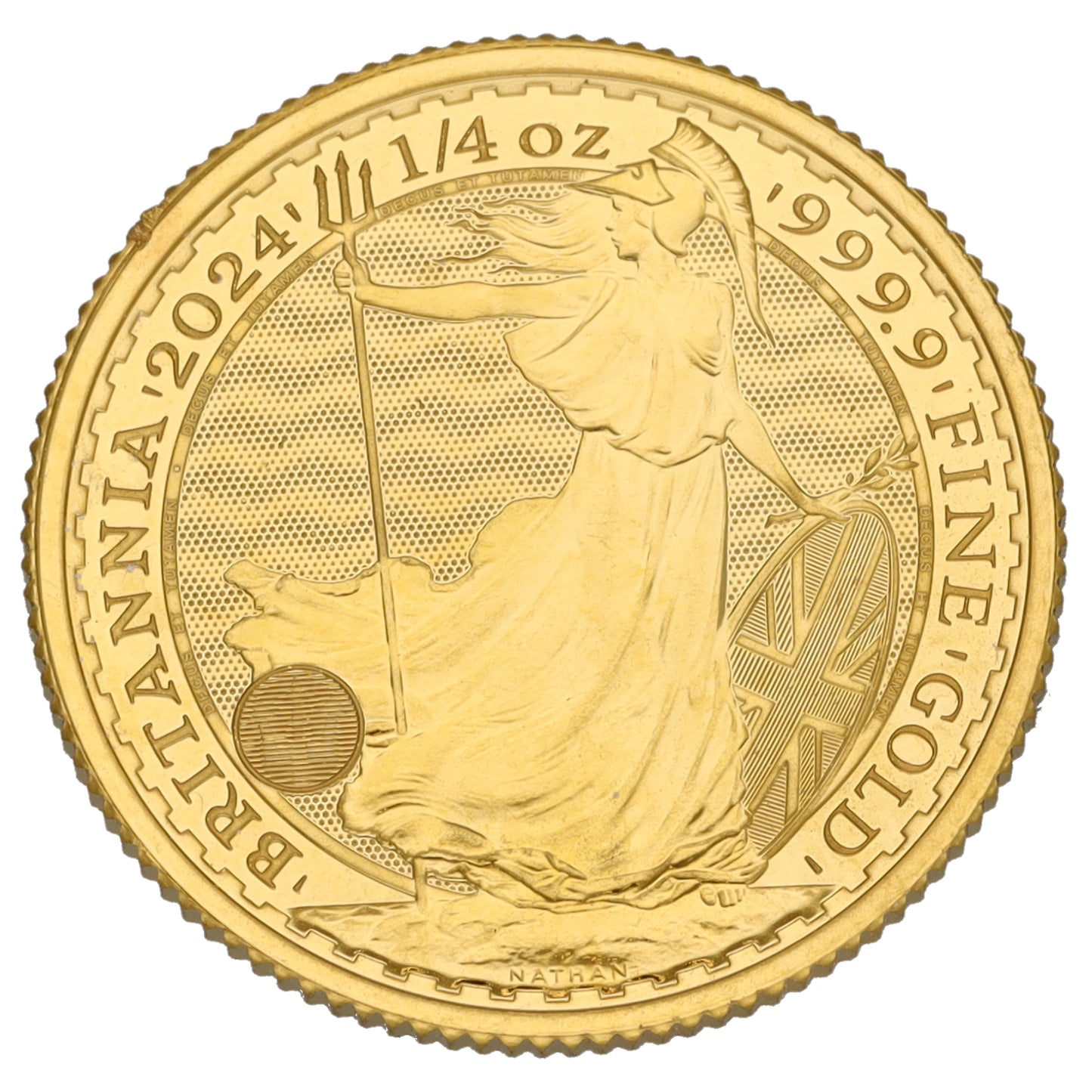 24ct Gold King Charles III 1/4 OZ Britannia Coin 2024