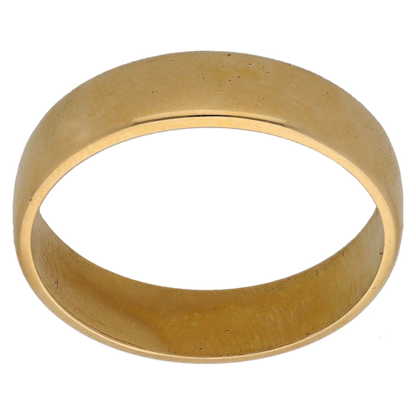 9ct Gold Plain Wedding Ring Size P