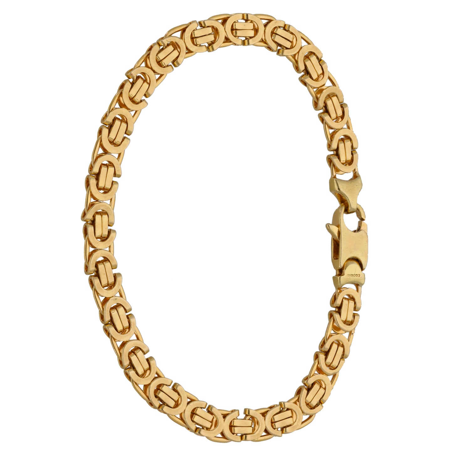 9ct Gold Byzantine Bracelet