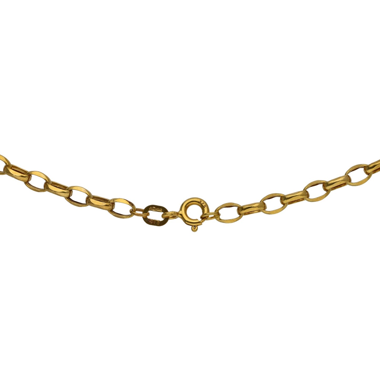 9ct Gold Belcher Chain 24"