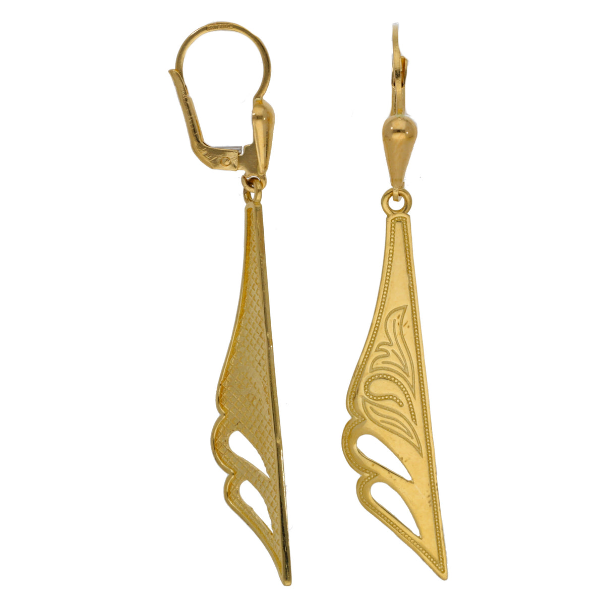 14ct Gold Drop Earrings