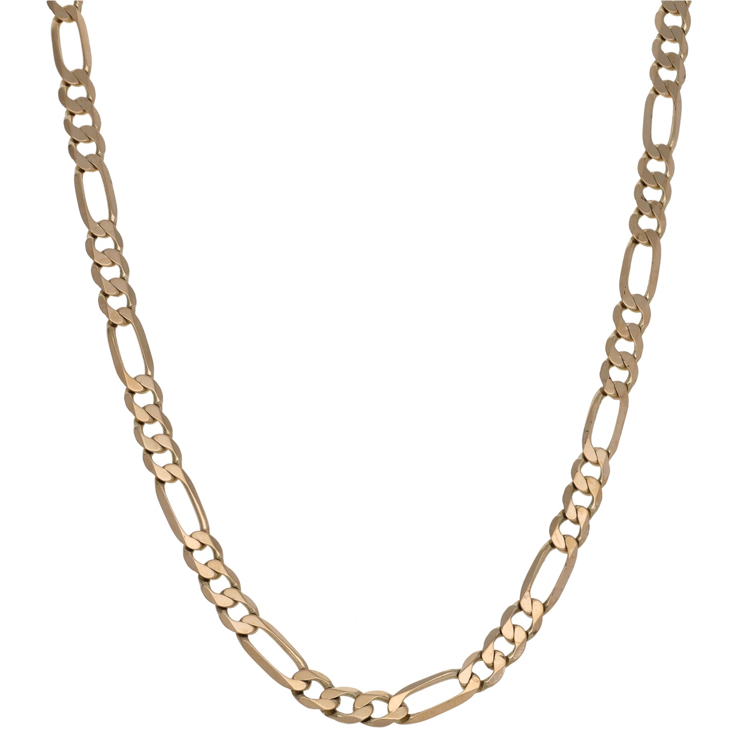9ct Gold Figaro Chain 18"