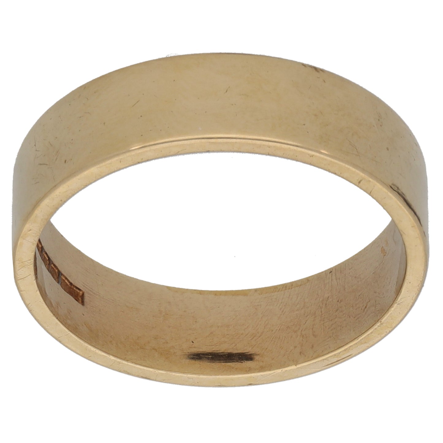 9ct Gold Plain Wedding Ring Size M
