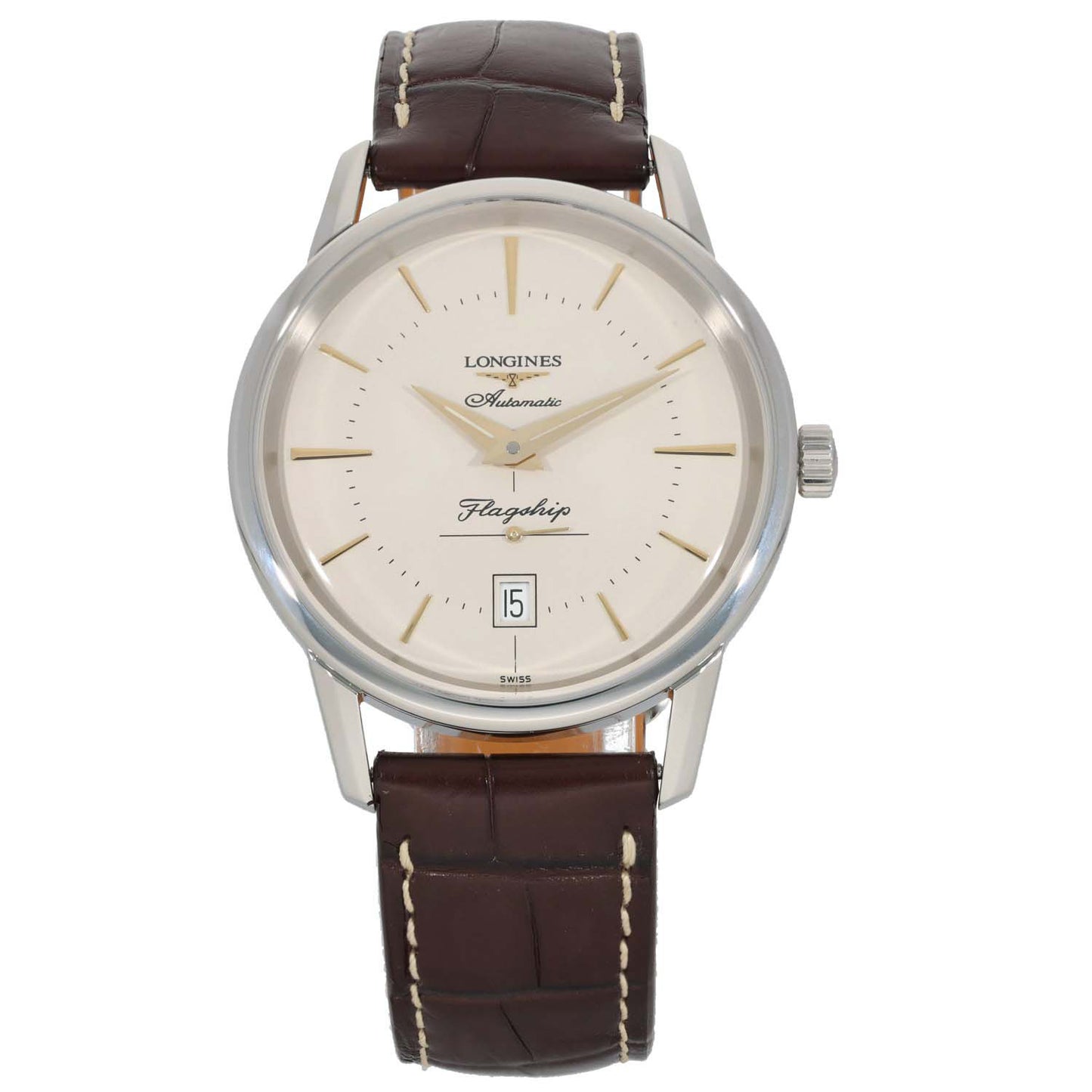 Longines Flagship L4.795.4 38.5mm Stainless Steel Watch