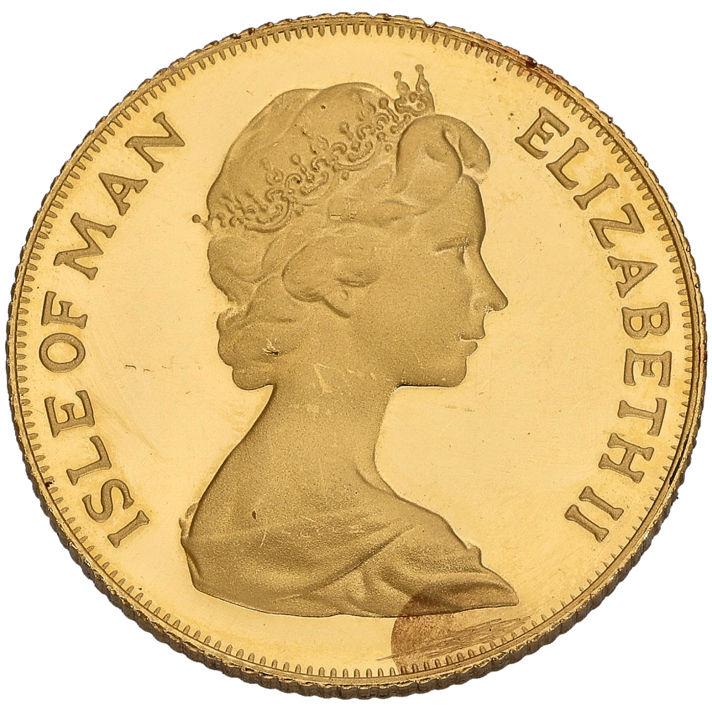 22ct Gold Isle Of Man Full Sovereign Coin 1974