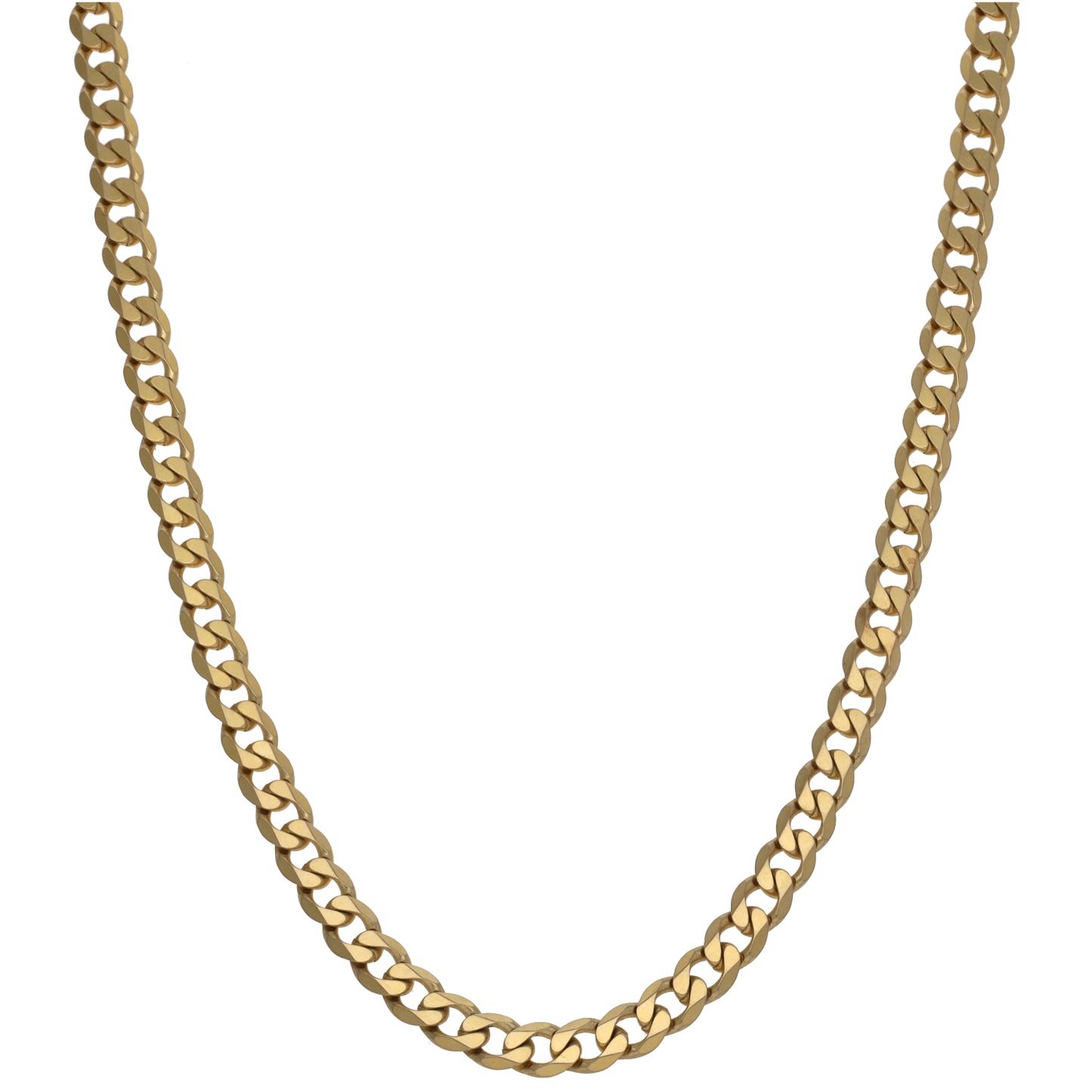 9ct Gold Curb Chain 24"