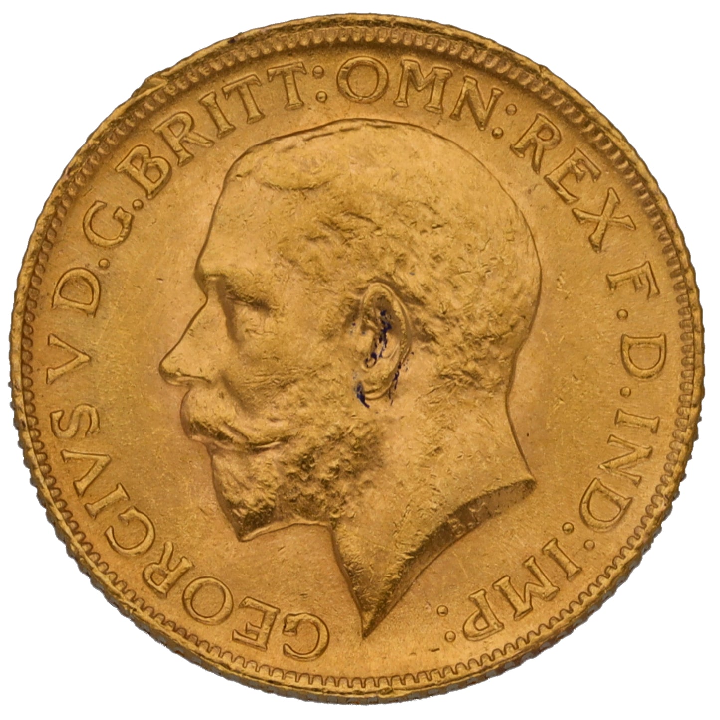 22ct Gold King George V Full Sovereign Coin 1912