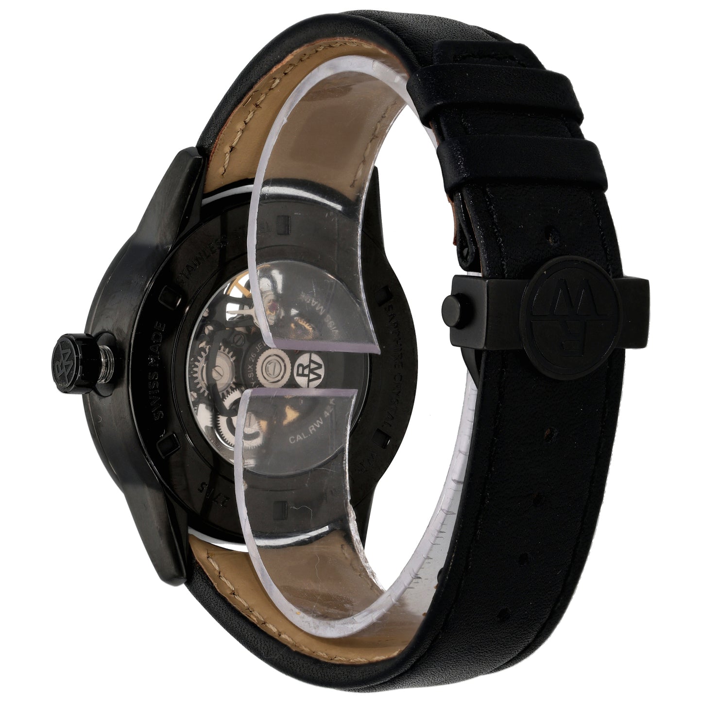 Raymond Weil Freelancer Skeleton 2715 42.5mm Black Stainless Steel Watch