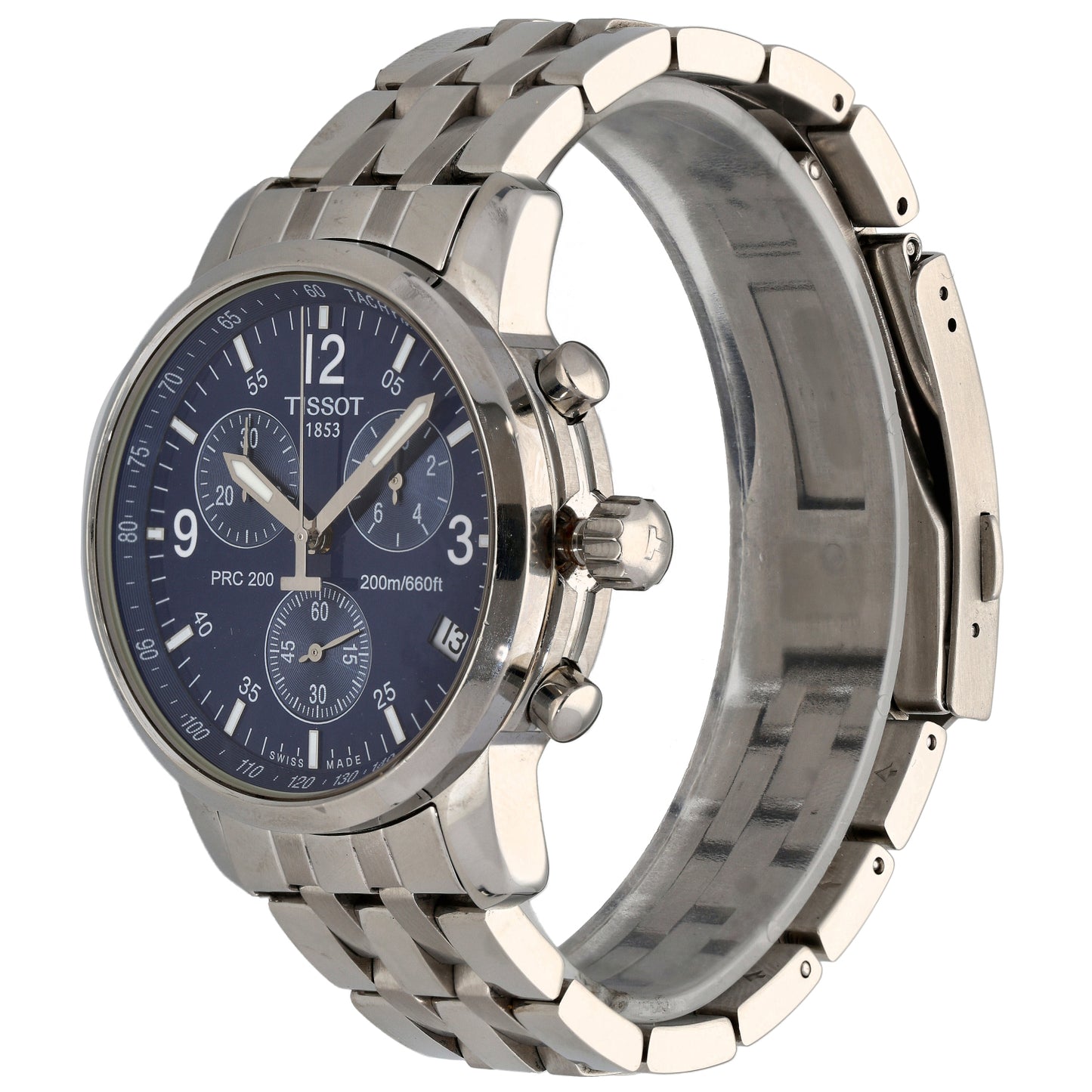 Tissot PRC200 T 461 39mm Stainless Steel Watch