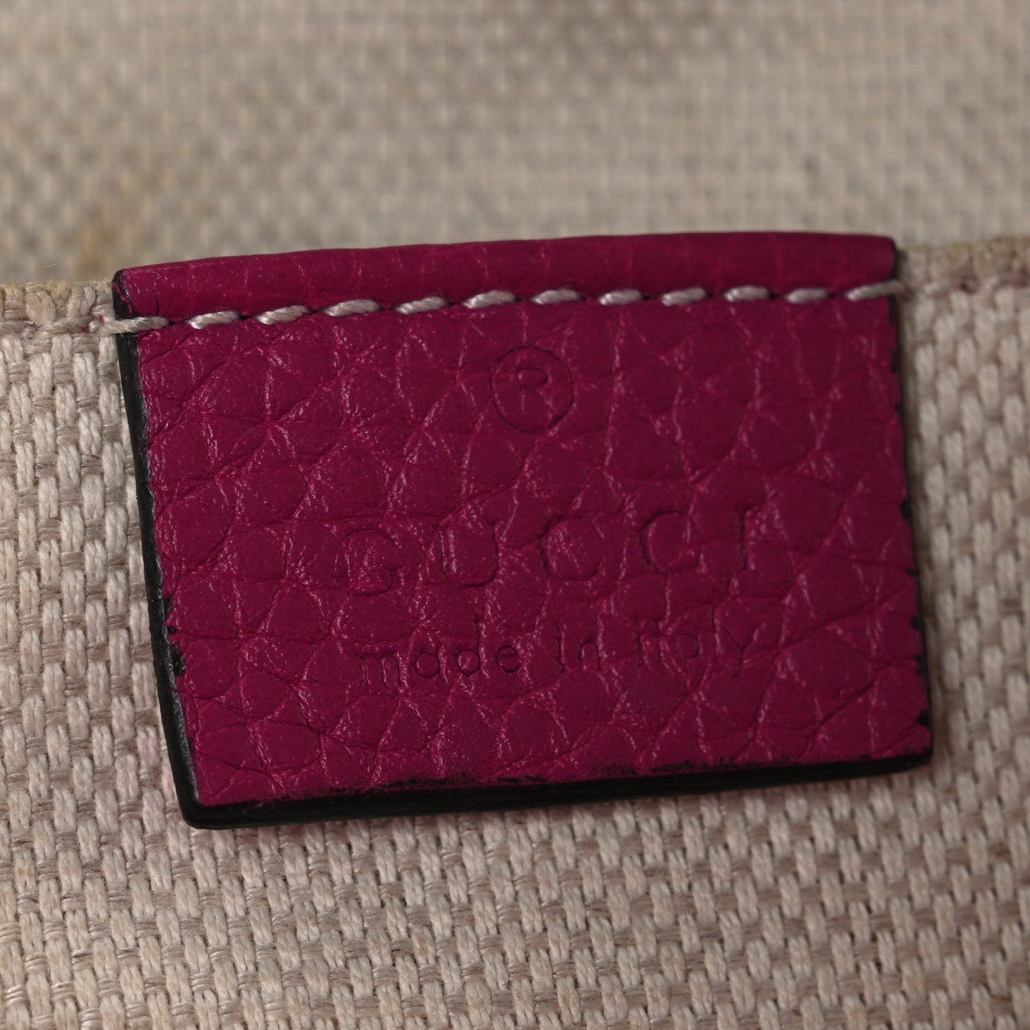 Gucci Soho Disco Calfskin Leather Bag - Bright Bouganville