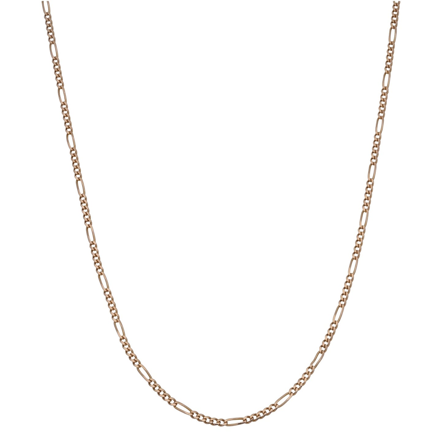 9ct Gold Figaro Chain 18"