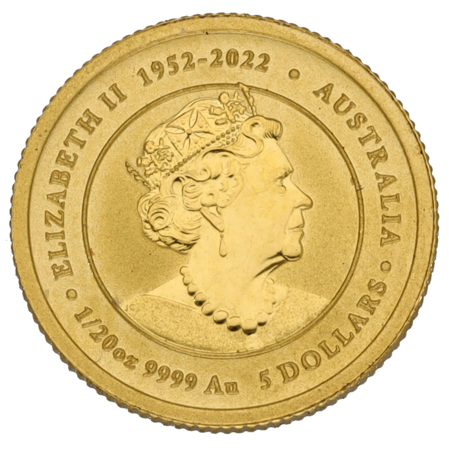 24ct Gold Australian Year Of The Dragon 1/20 OZ Coin 2024