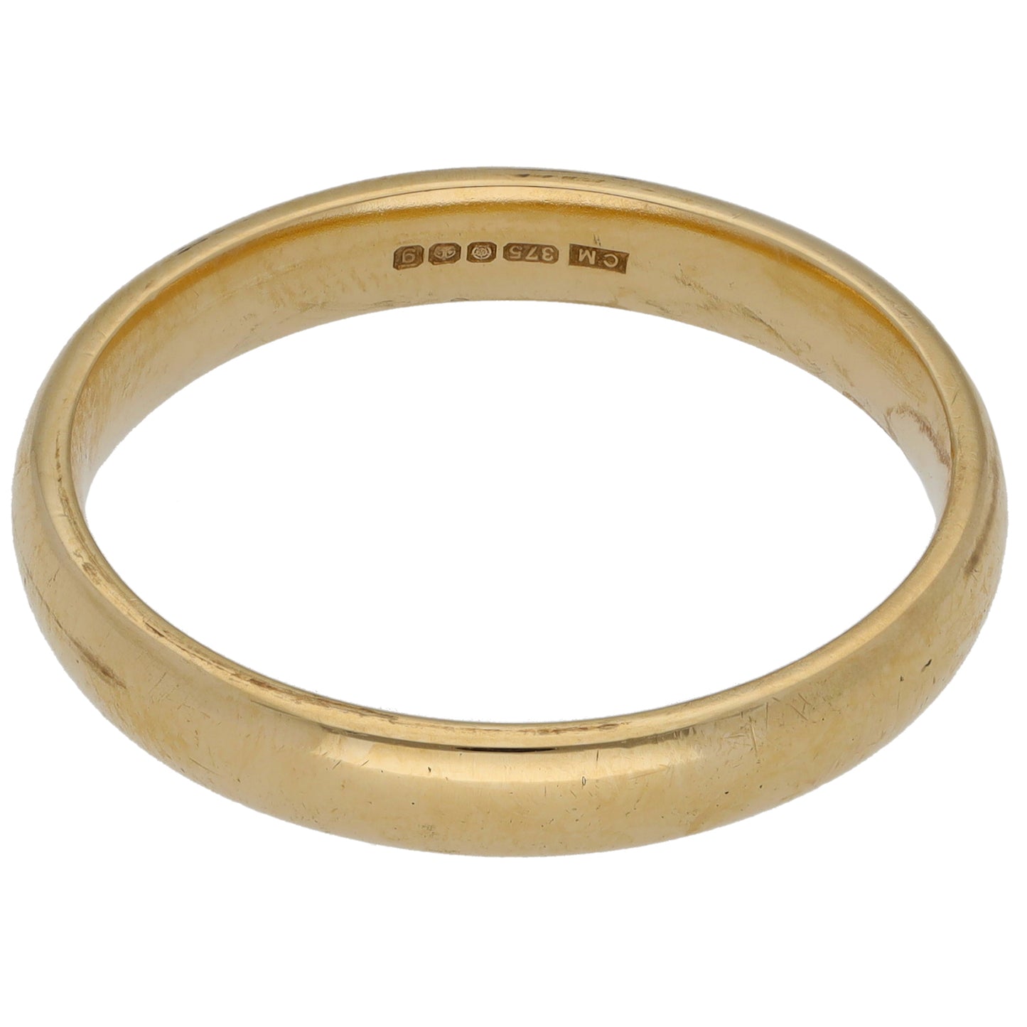9ct Gold Plain Wedding Ring Size Z