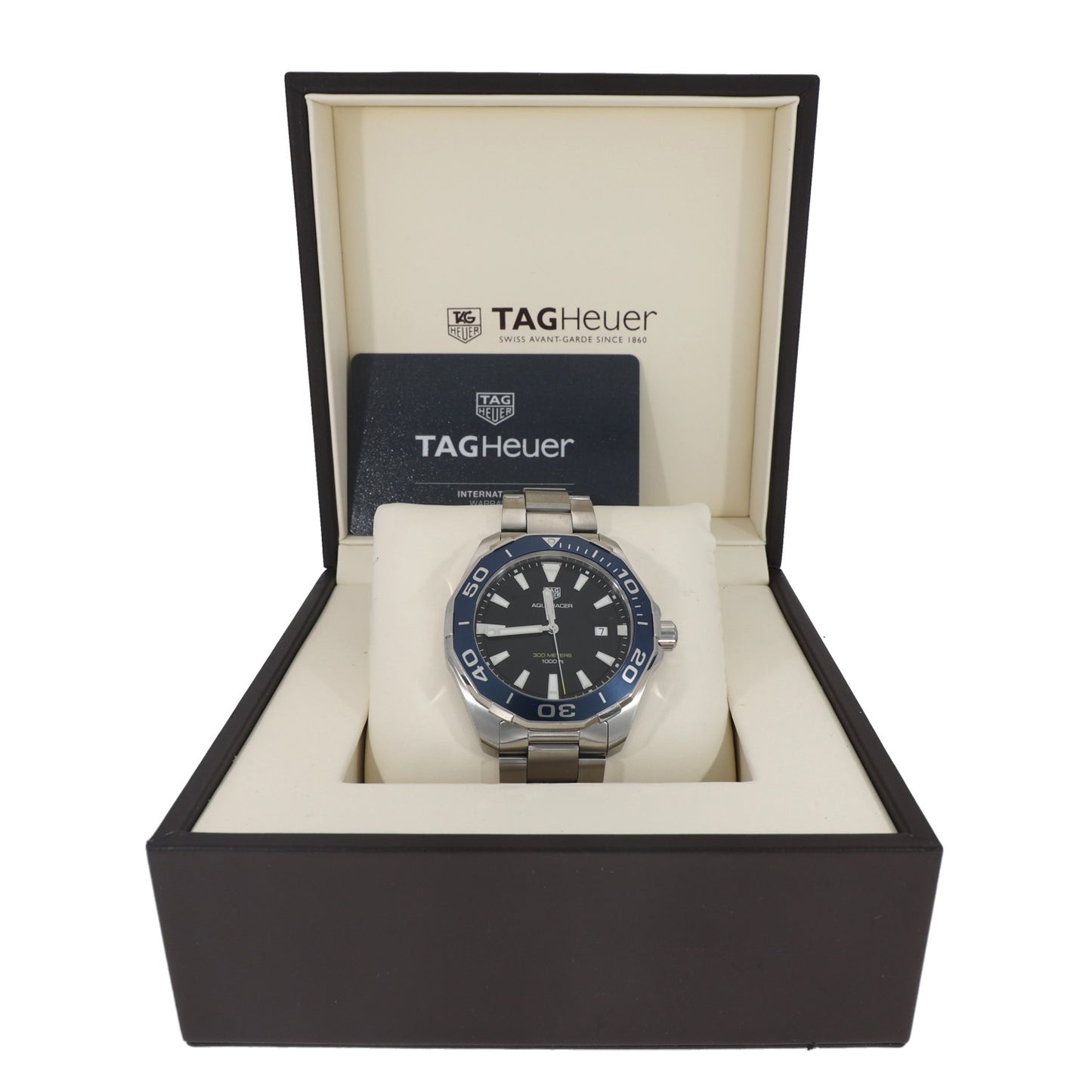 Tag Heuer Aquaracer WAY101G 43mm Stainless Steel Watch