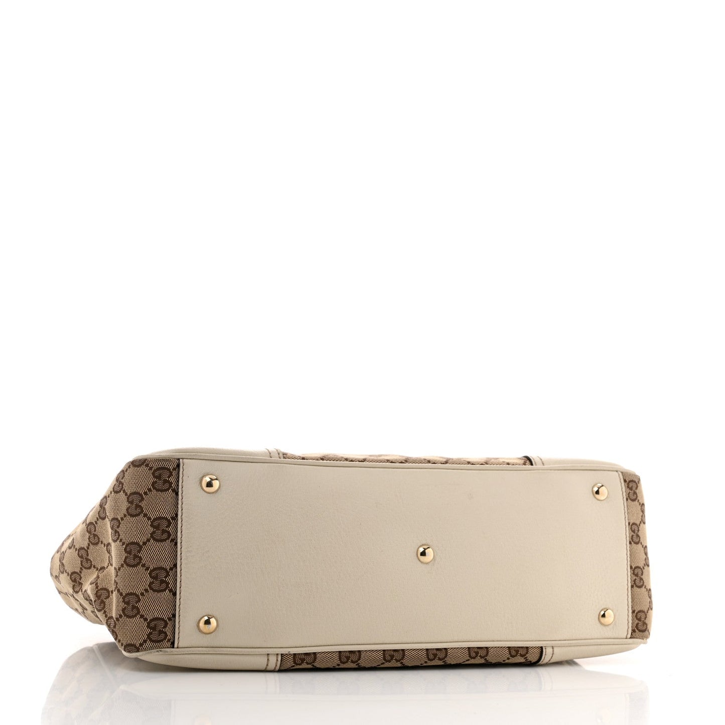 Gucci Princy Tote GG Canvas Bag - Beige & Brown