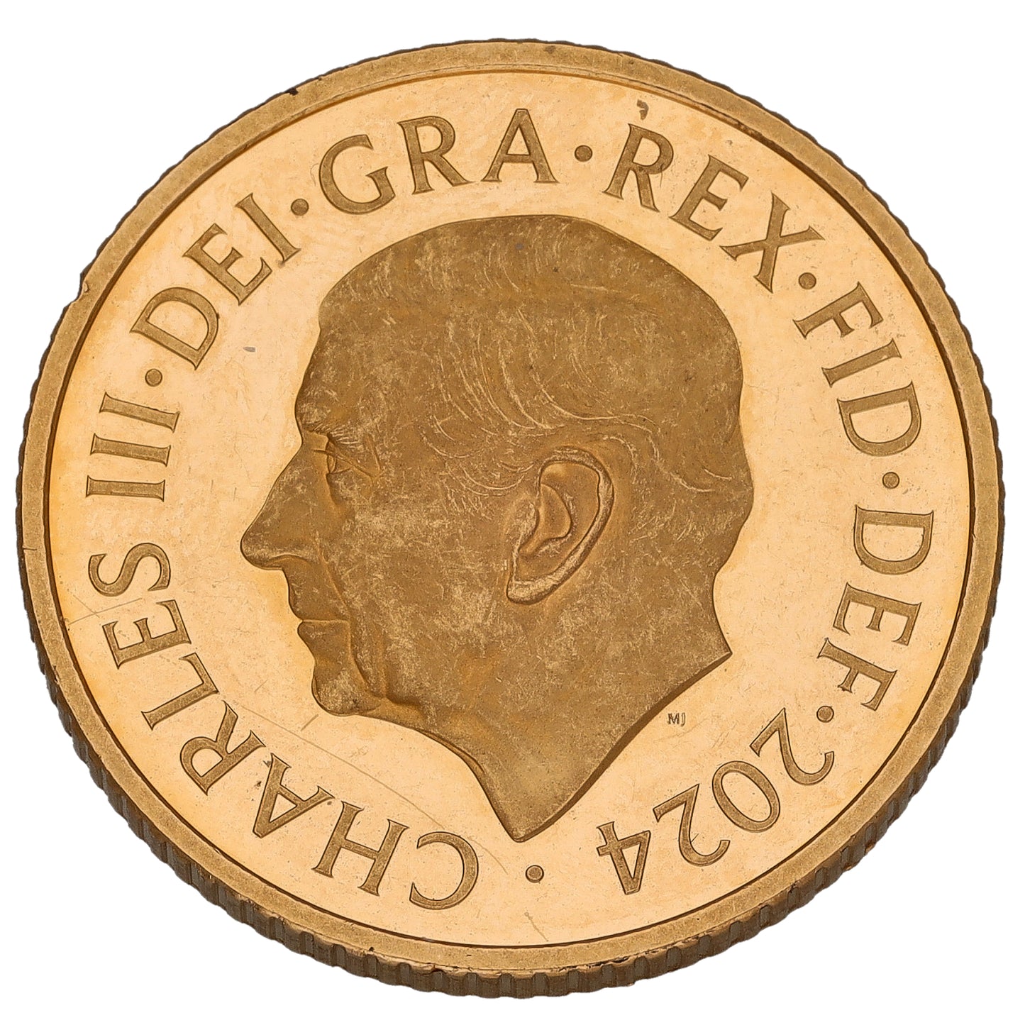 22ct Gold King Charles III 10 Pence Coin 2024