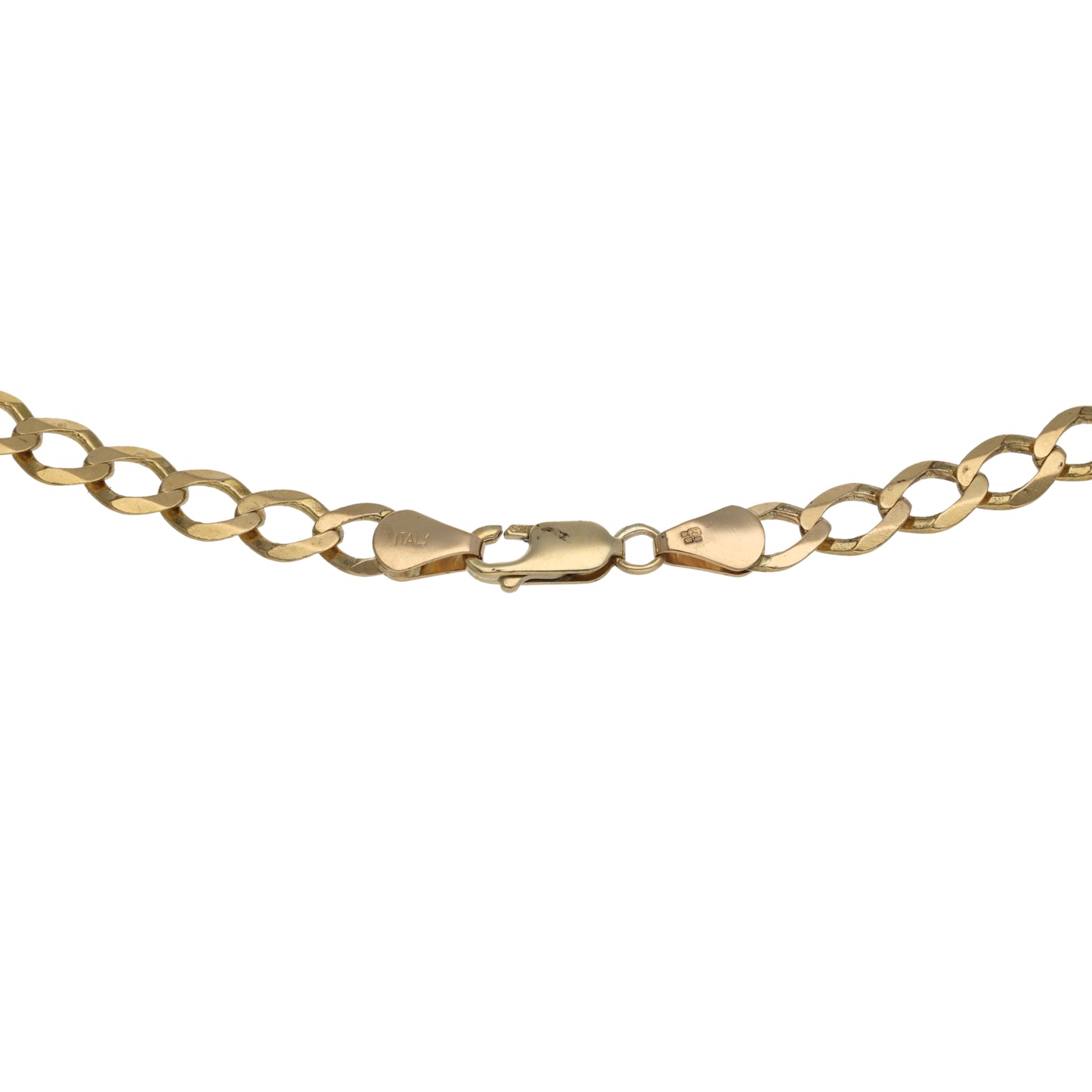 9ct Gold Curb Chain 20"
