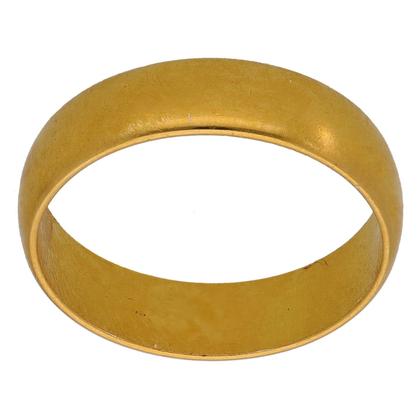 22ct Gold Plain Wedding Ring Size R