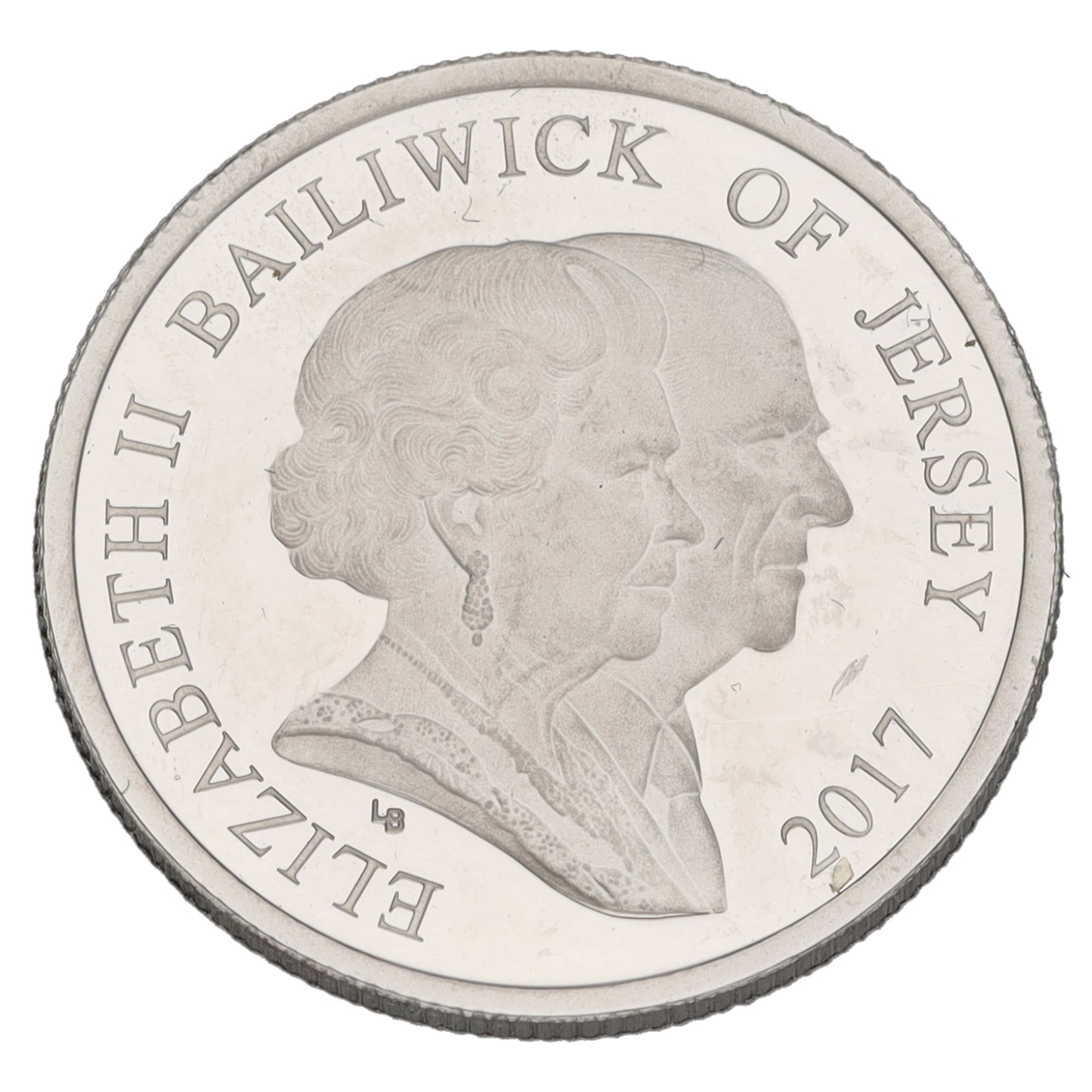 Platinum Wedding Anniversary One Pound Coin 2017